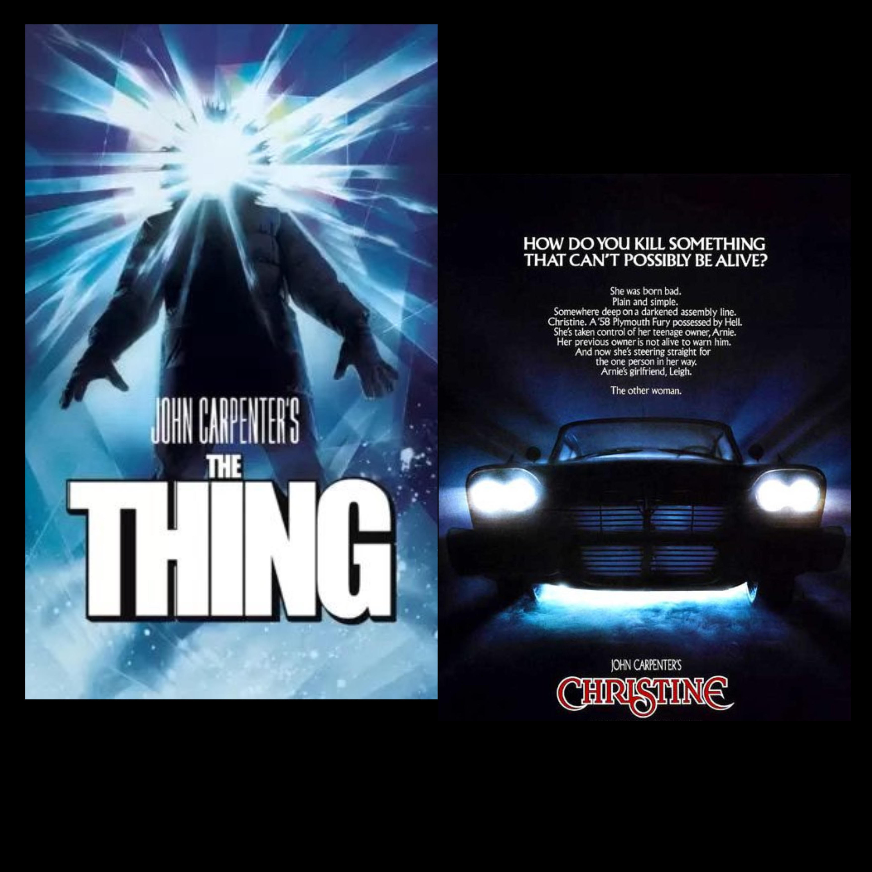 The Thing (1982) & Christine (1983) episode artwork
