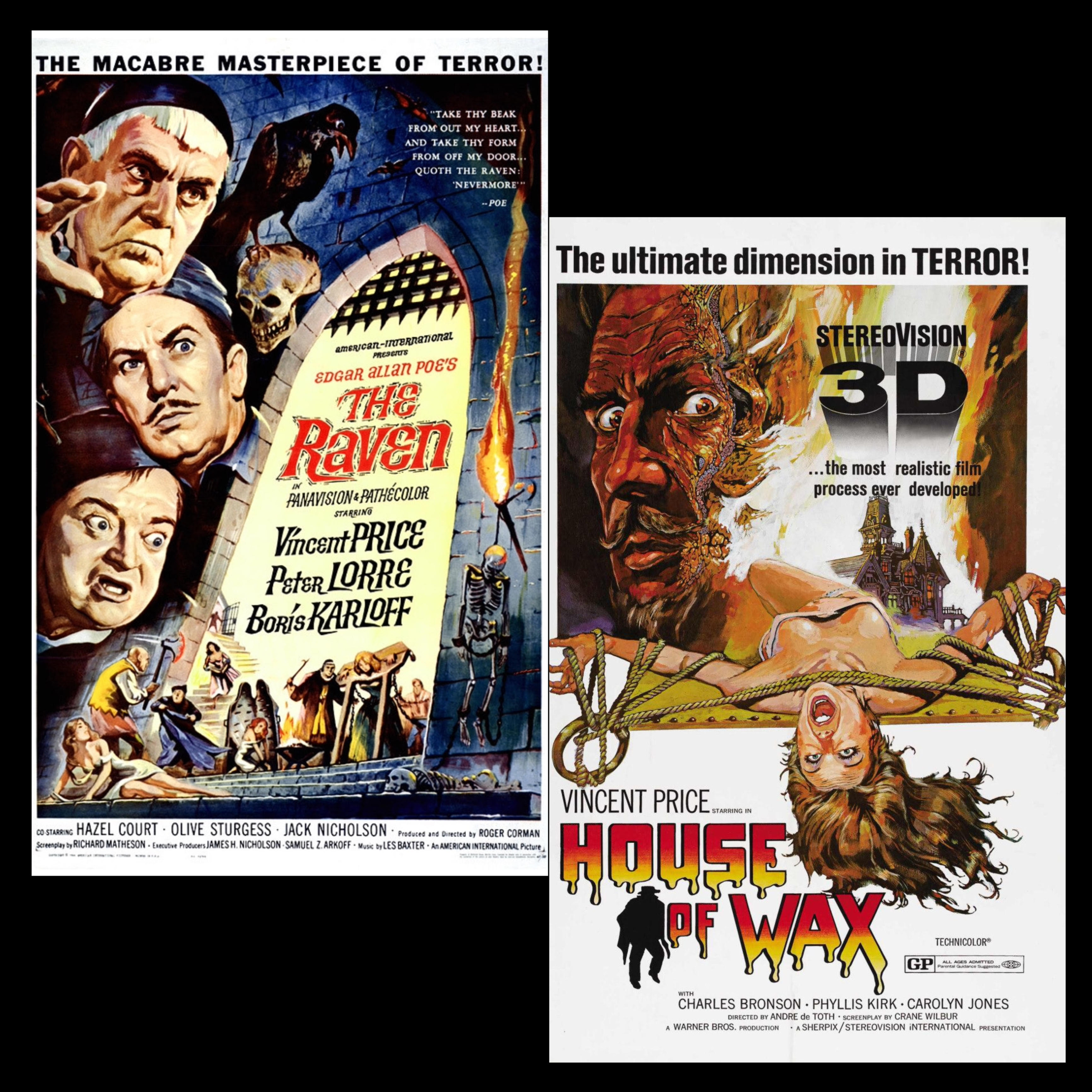 The Raven (1963) & House of Wax (1953)