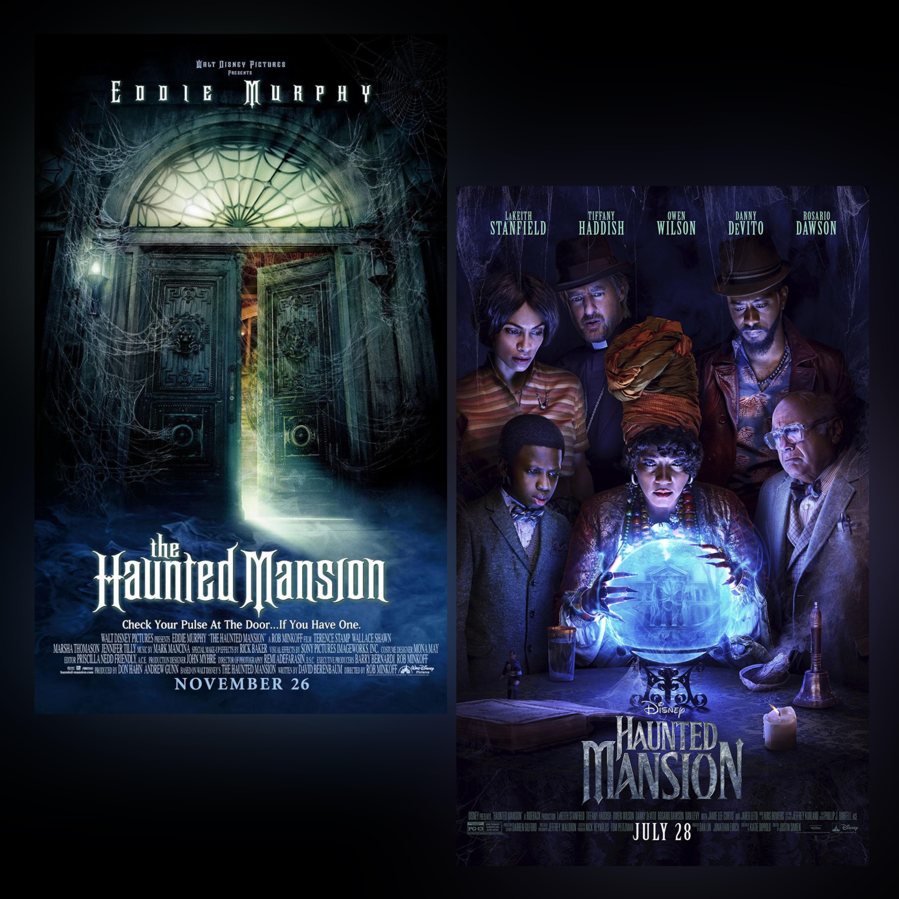 The Haunted Mansion (2003) & Haunted Mansion (2023) episode artwork