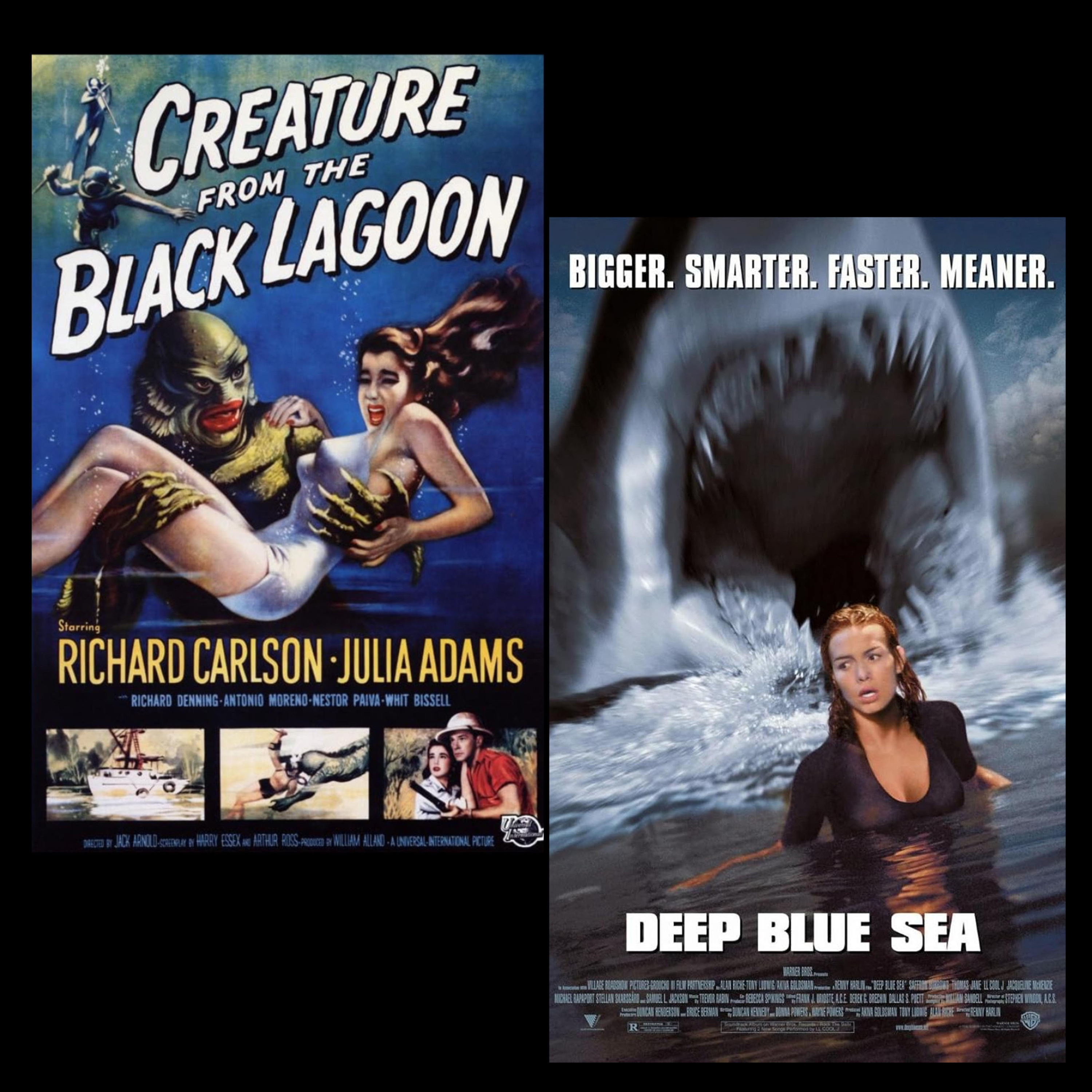 Creature from the Black Lagoon (1954) & Deep Blue Sea (1999) episode artwork