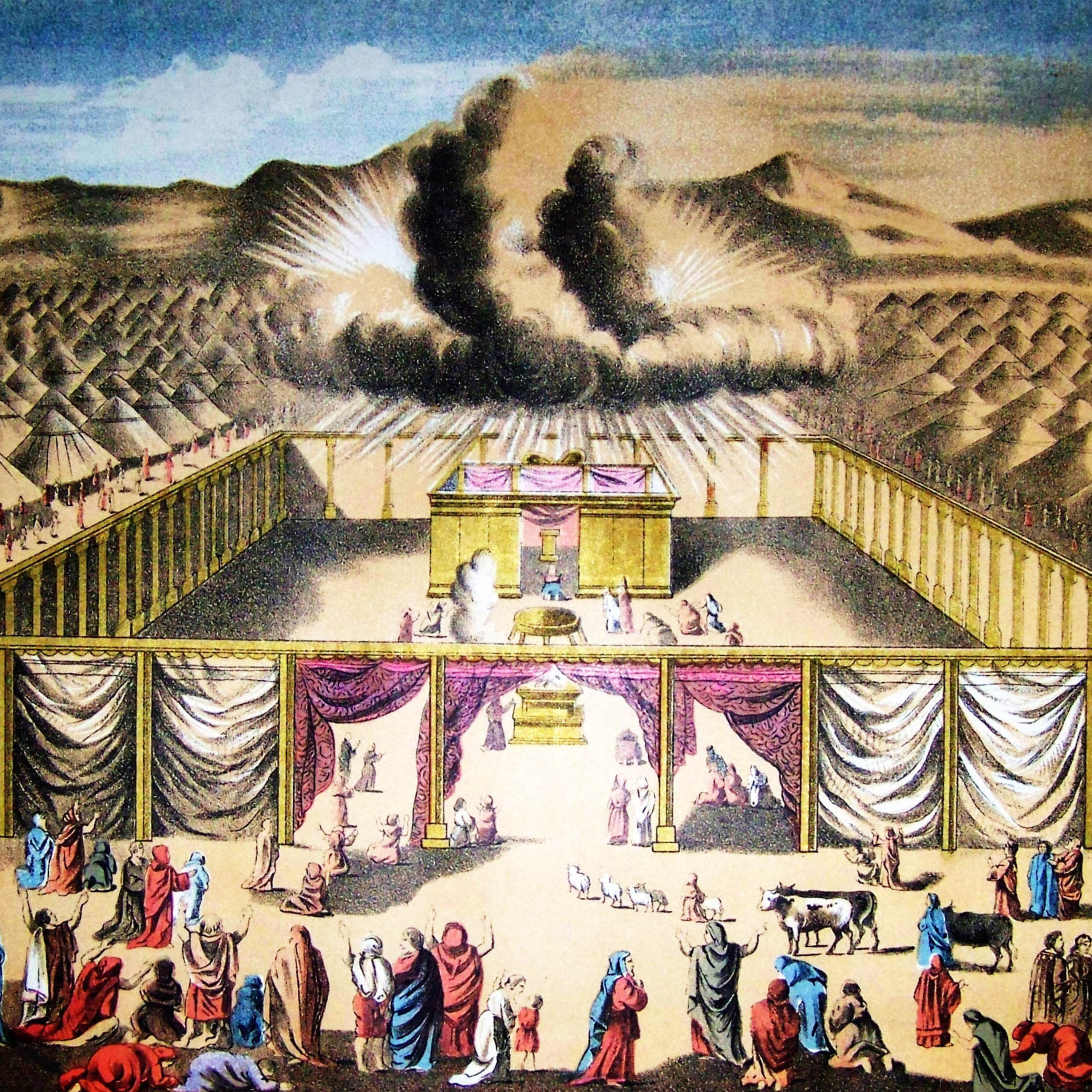 Moses Sets Up the Tabernacle—Exodus 40:1-3, 16-38