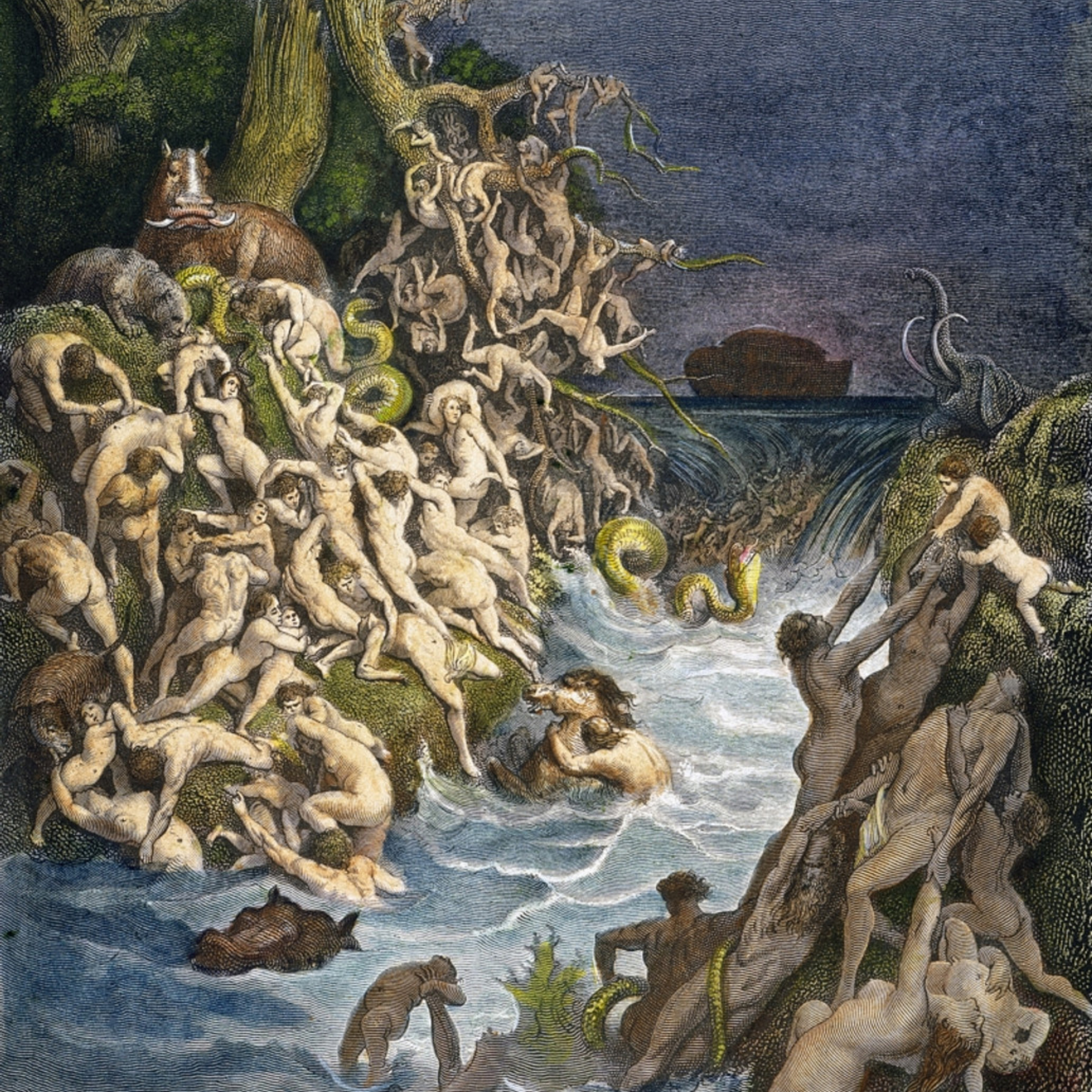 Noah and the Flood—Gen. 6:5, 13, 17-19; 7:11-12, 16-17, 21-23