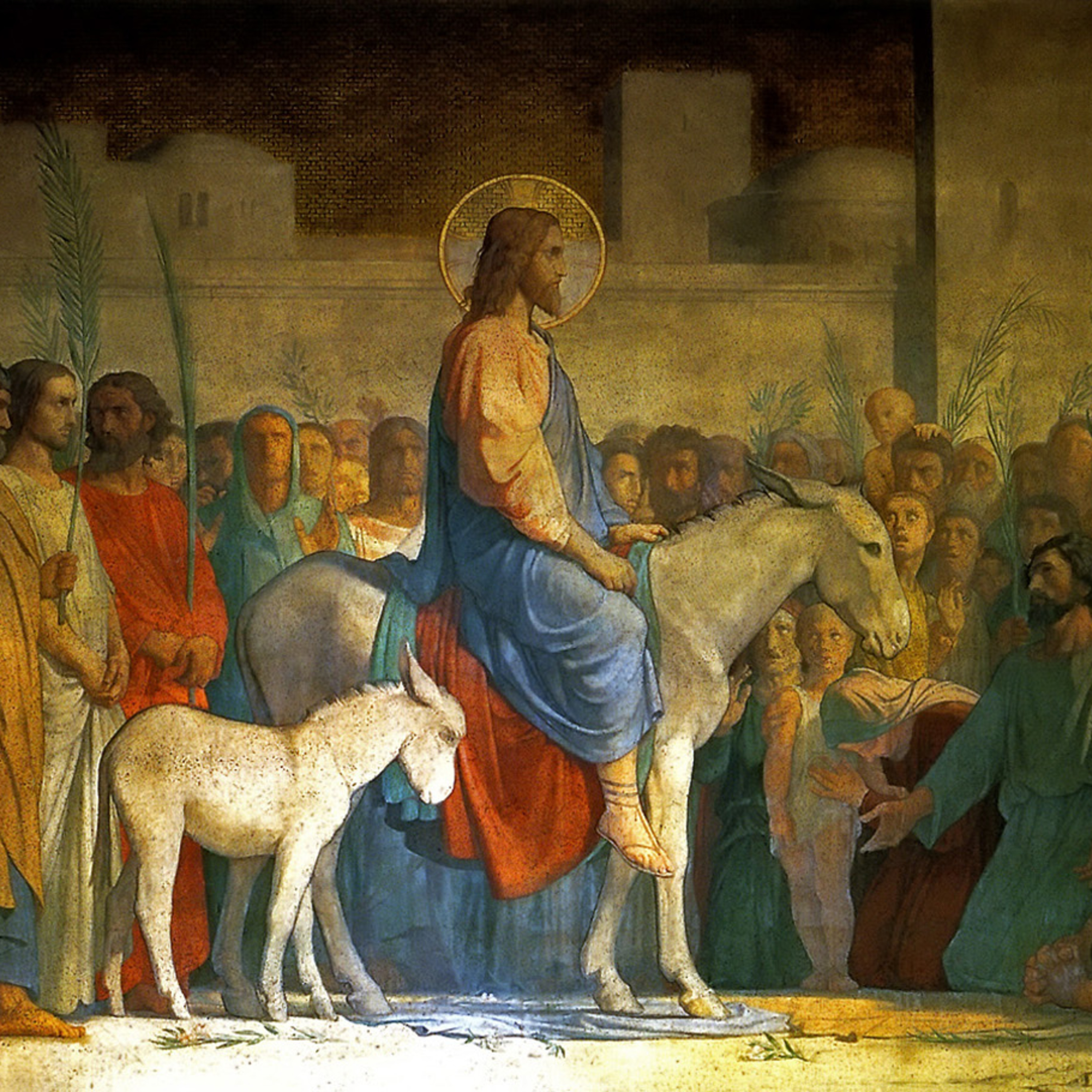 "The donkey serves Christ faithfully and nobly" Palm Sunday 2024
