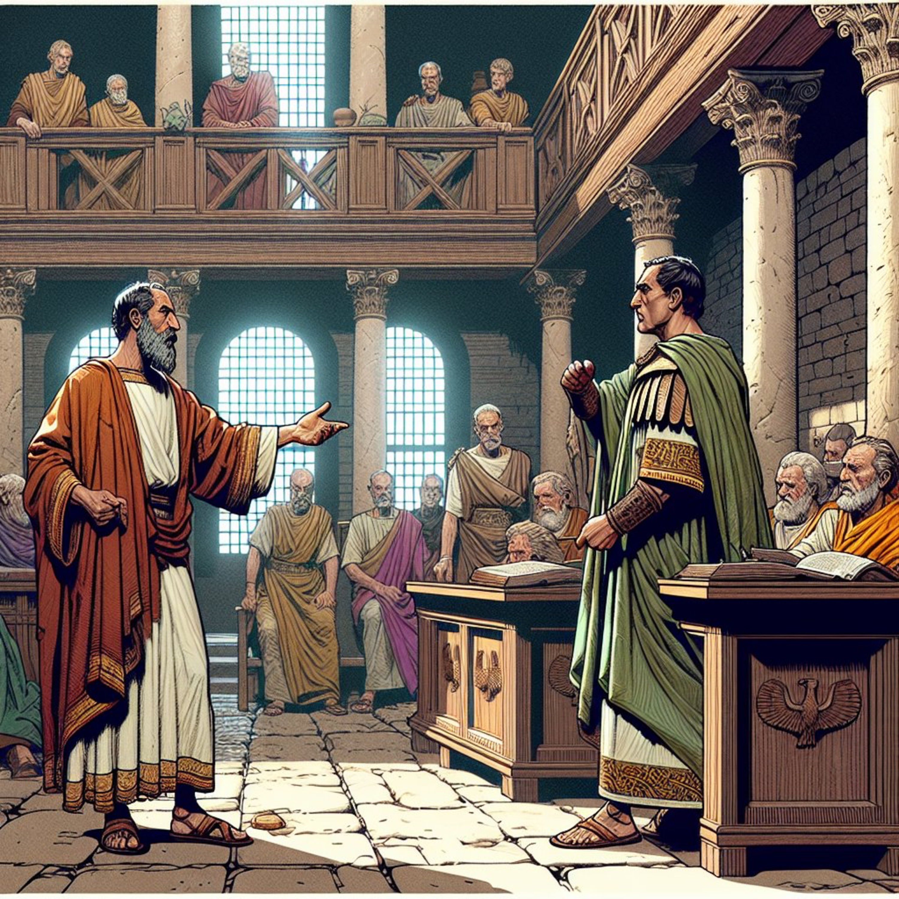Paul Begins His Testimony to King Agrippa—Acts 26:12-32