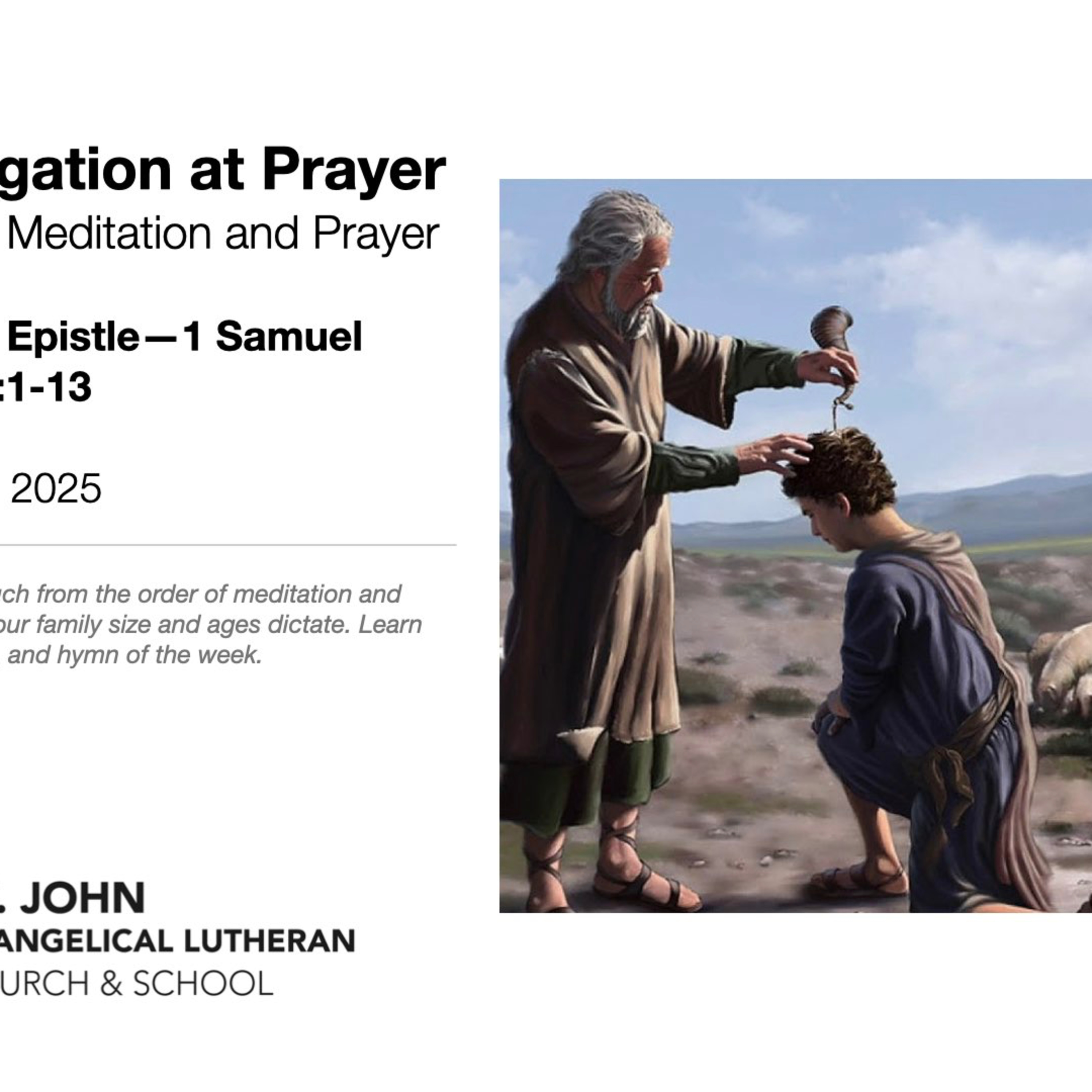 Preaching and Teaching from St. John Ev. Lutheran Church (Sherman Center), Random Lake, Wisconsin