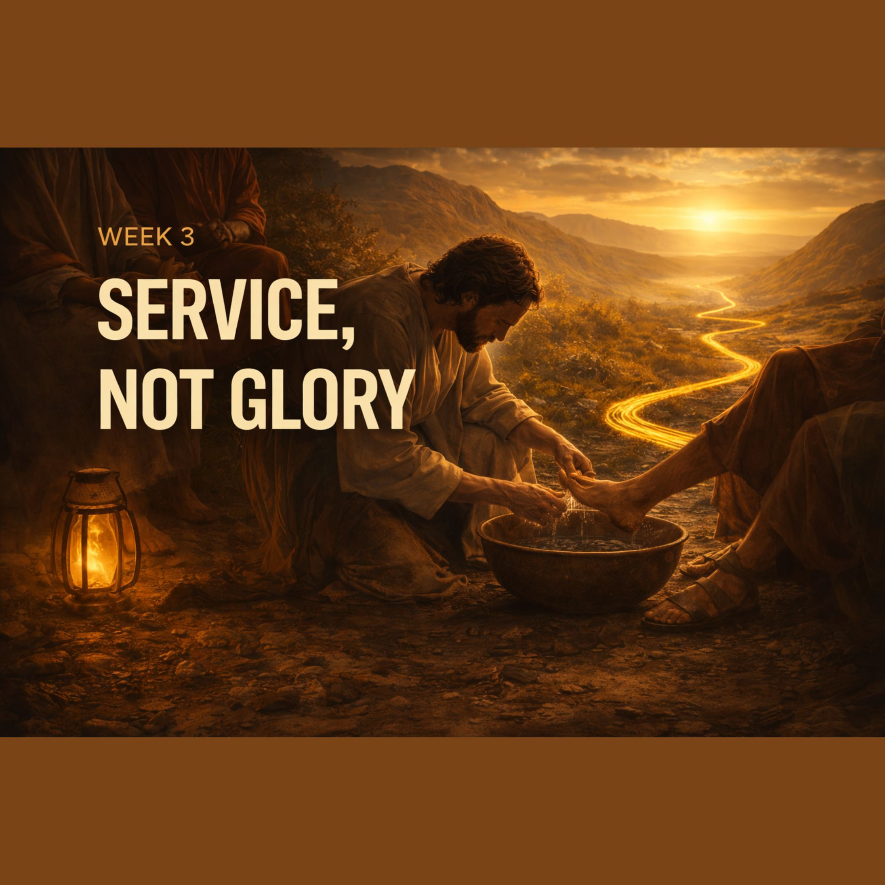 Jesus prepares His disciples for action - #3 Service, not glory episode artwork