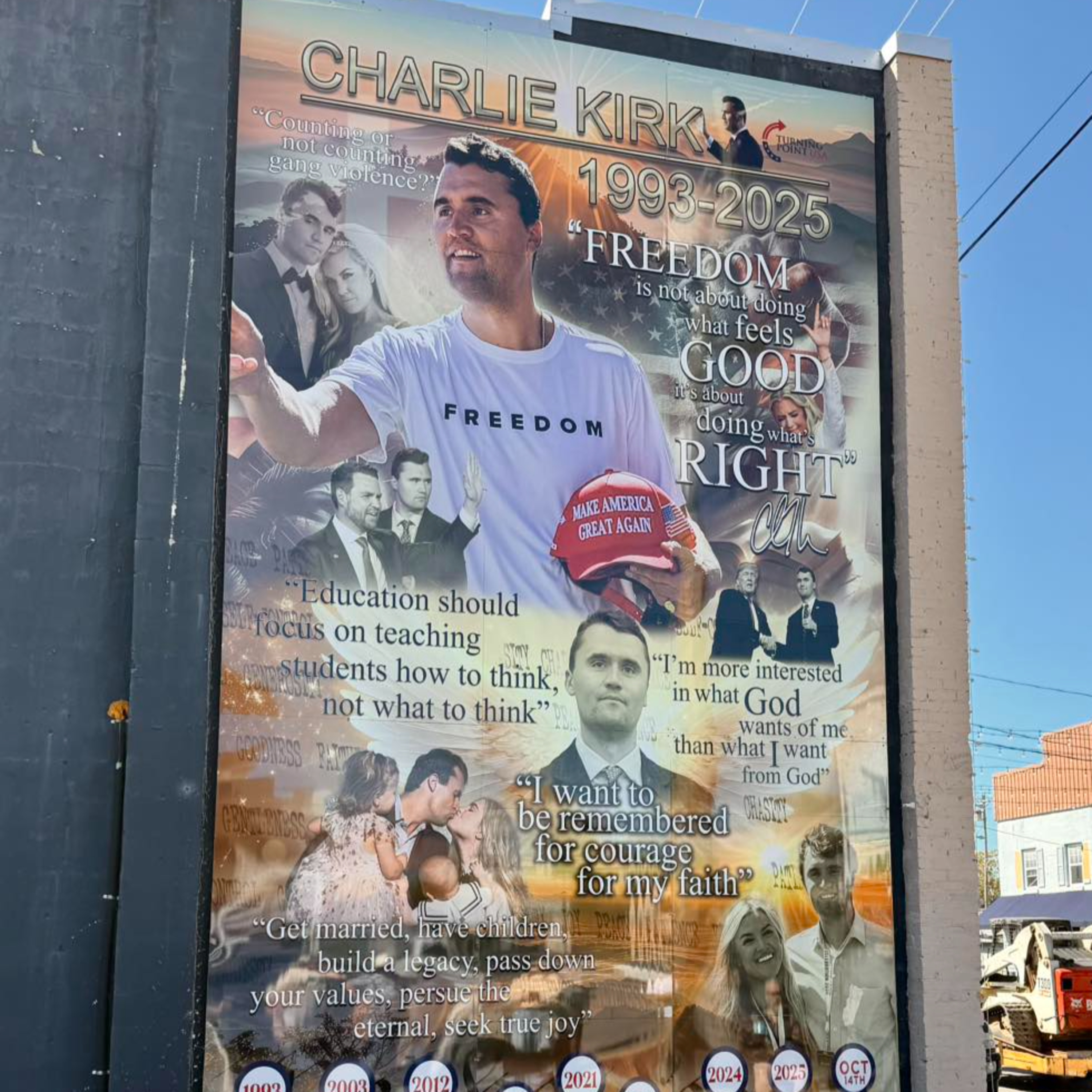 Charlie Kirk Mural in Hanceville with Mike Pitts  episode artwork