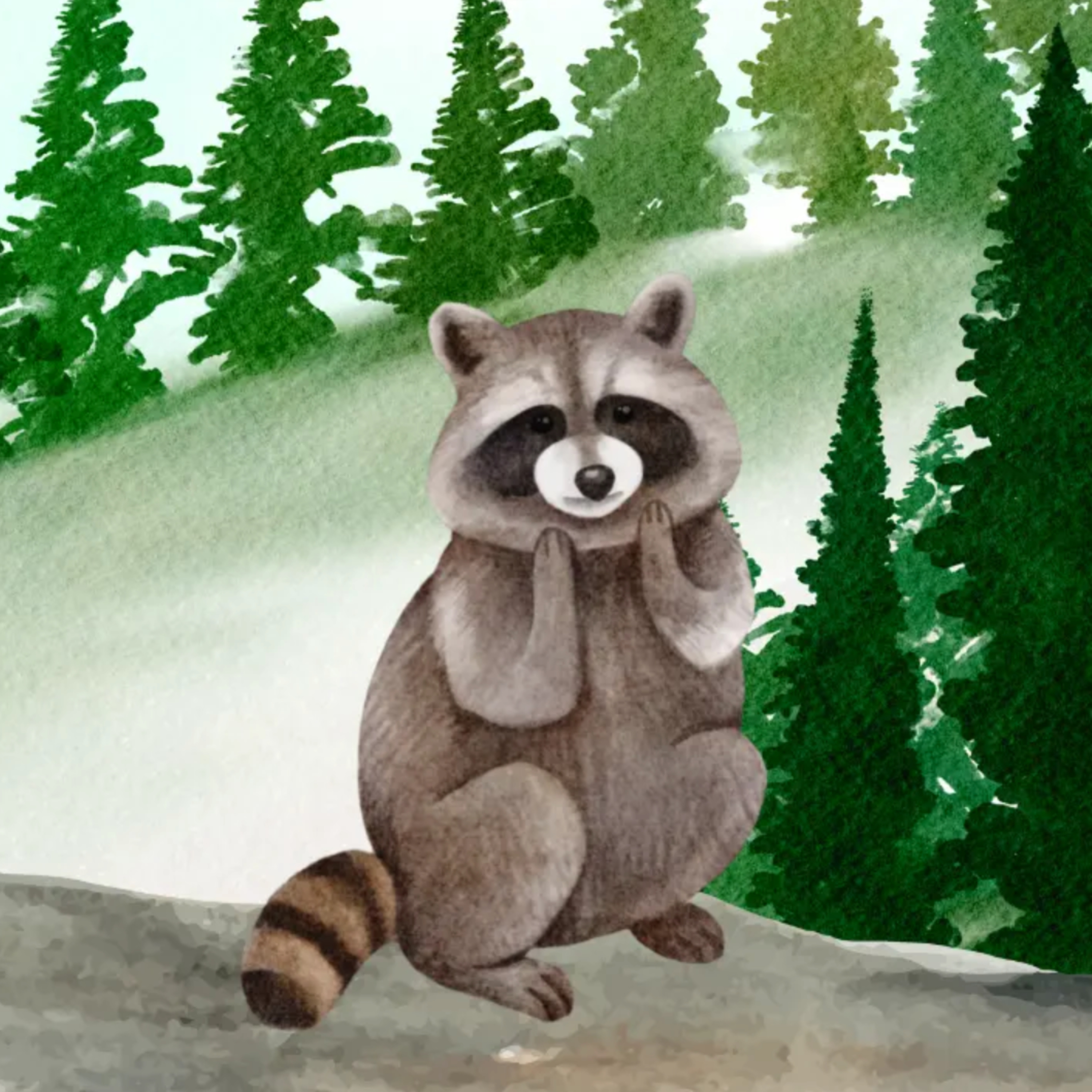 Fritz, der freche Waschbär | Kindergeschichte mit Moral