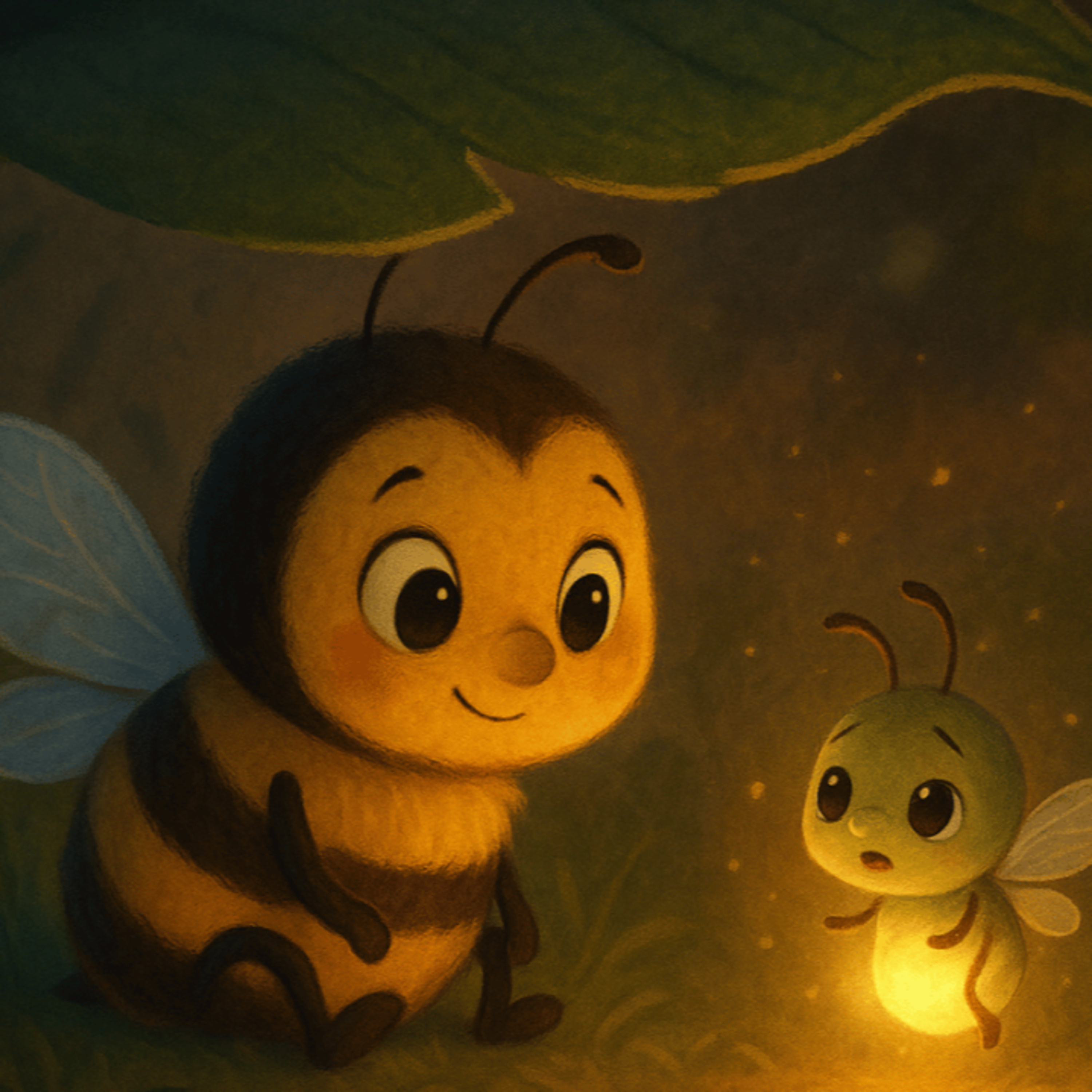 Bibi, die kleine Bummelbiene | „Gute Nacht“-Geschichte