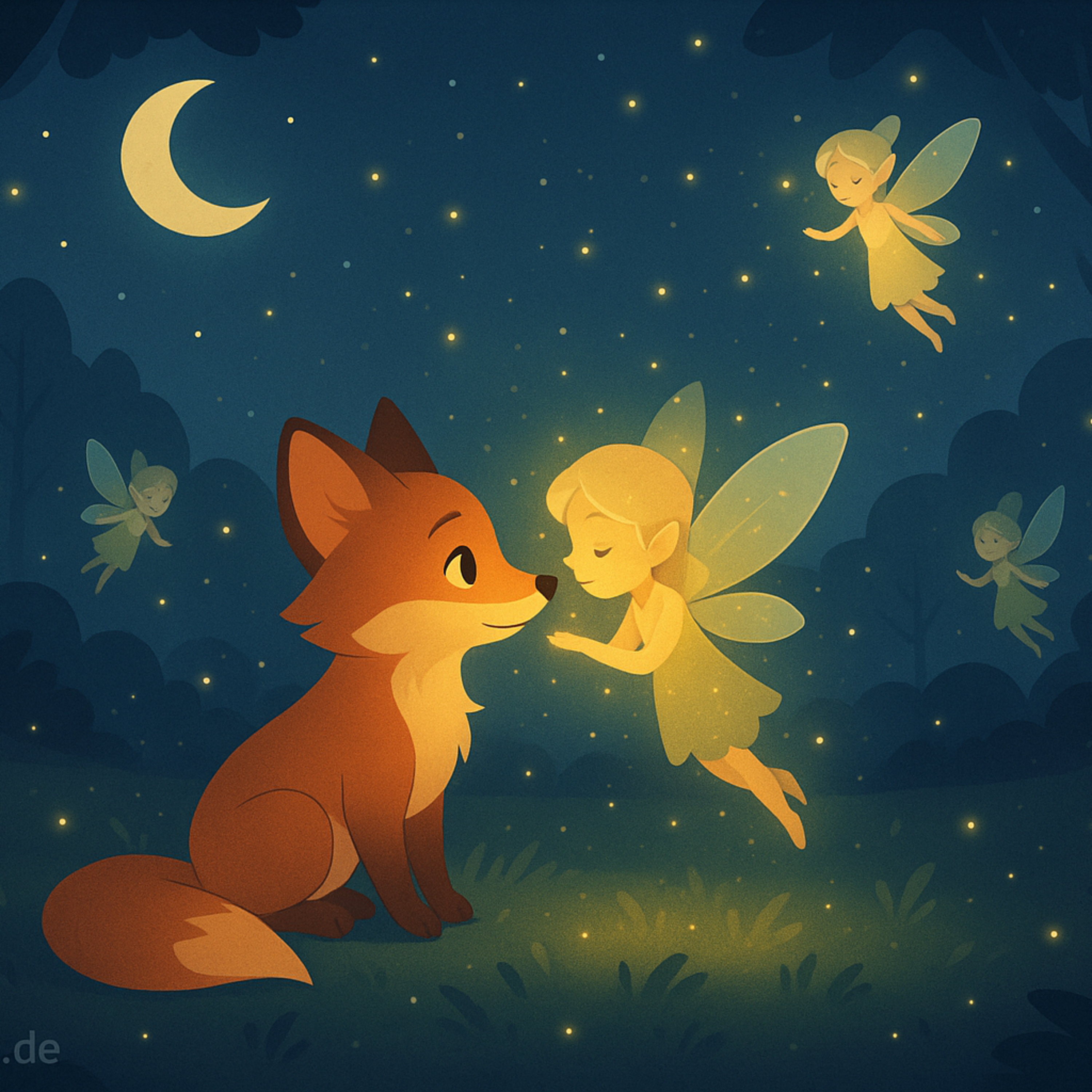 Der kleine Fuchs & das Geheimnis der Waldlichter | „Gute Nacht“-Geschichte” Der kleine Fuchs & das Geheimnis der Waldlichter | „Gute Nacht“-Geschichte”