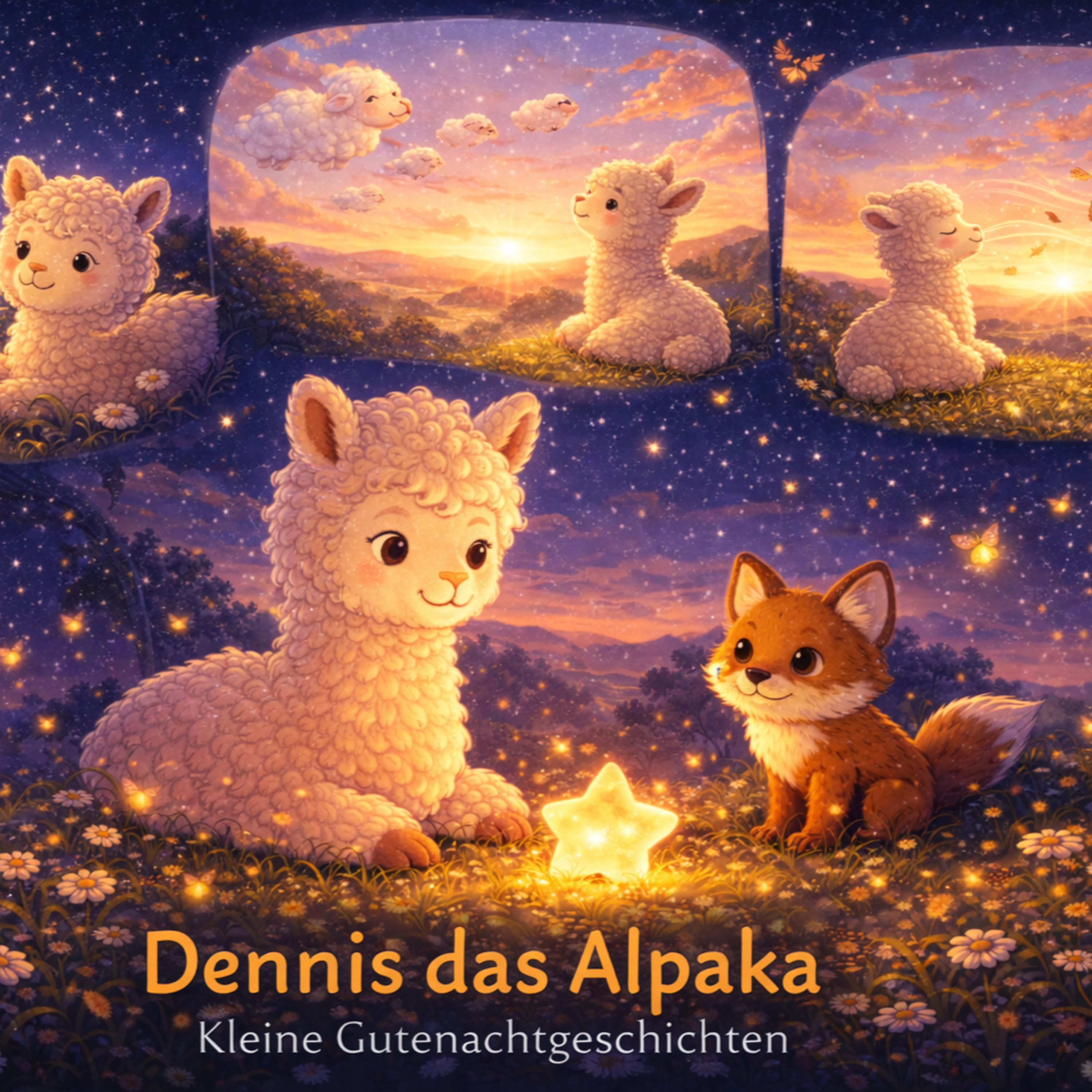Dennis das Alpaka und 5 seine schönsten Gute-Nacht-Geschichten| „Gute Nacht“-Geschichte”