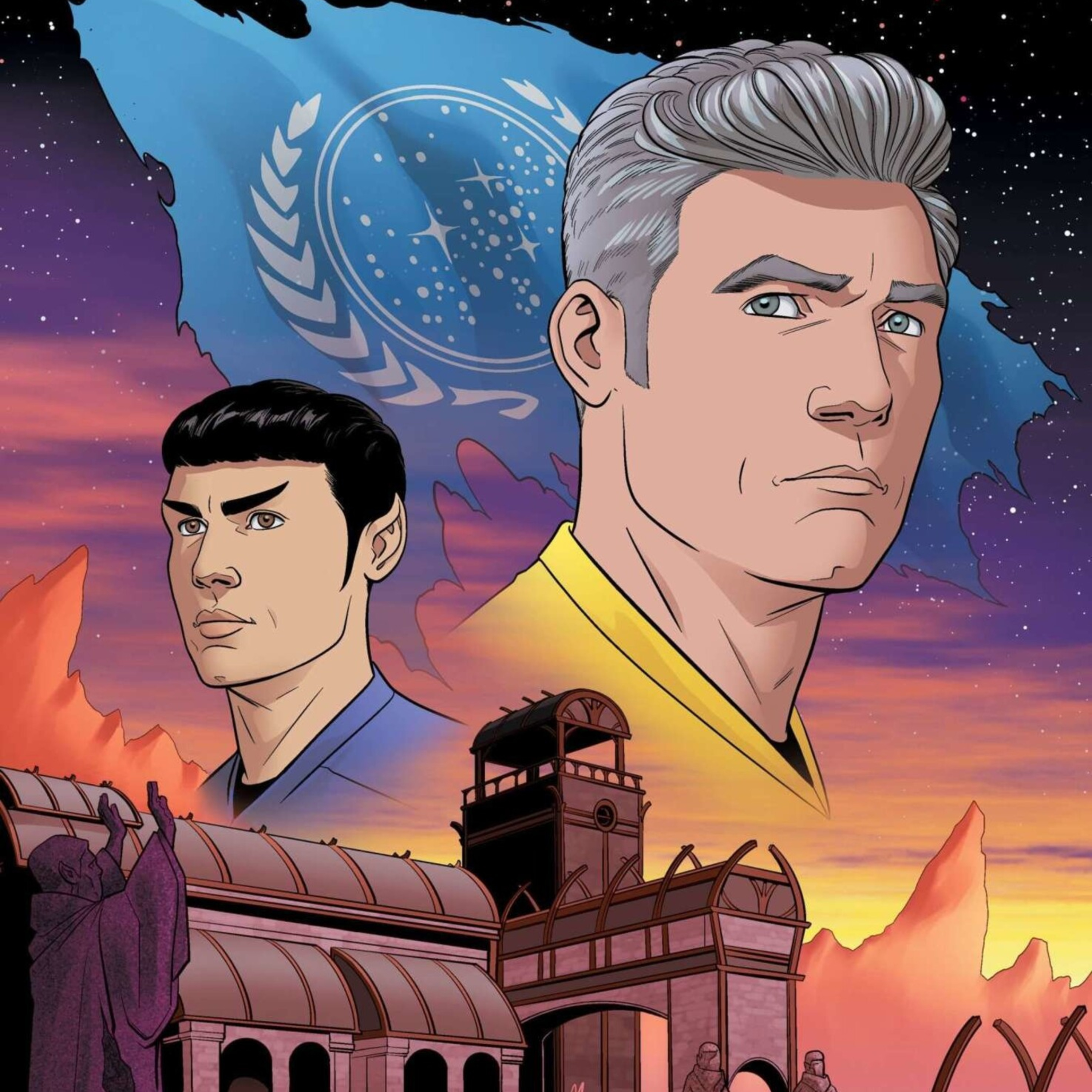 Ep 427-Star Trek Away Missions #63-The Illyrian Enigma (Strange New Worlds Comic Miniseries) episode artwork
