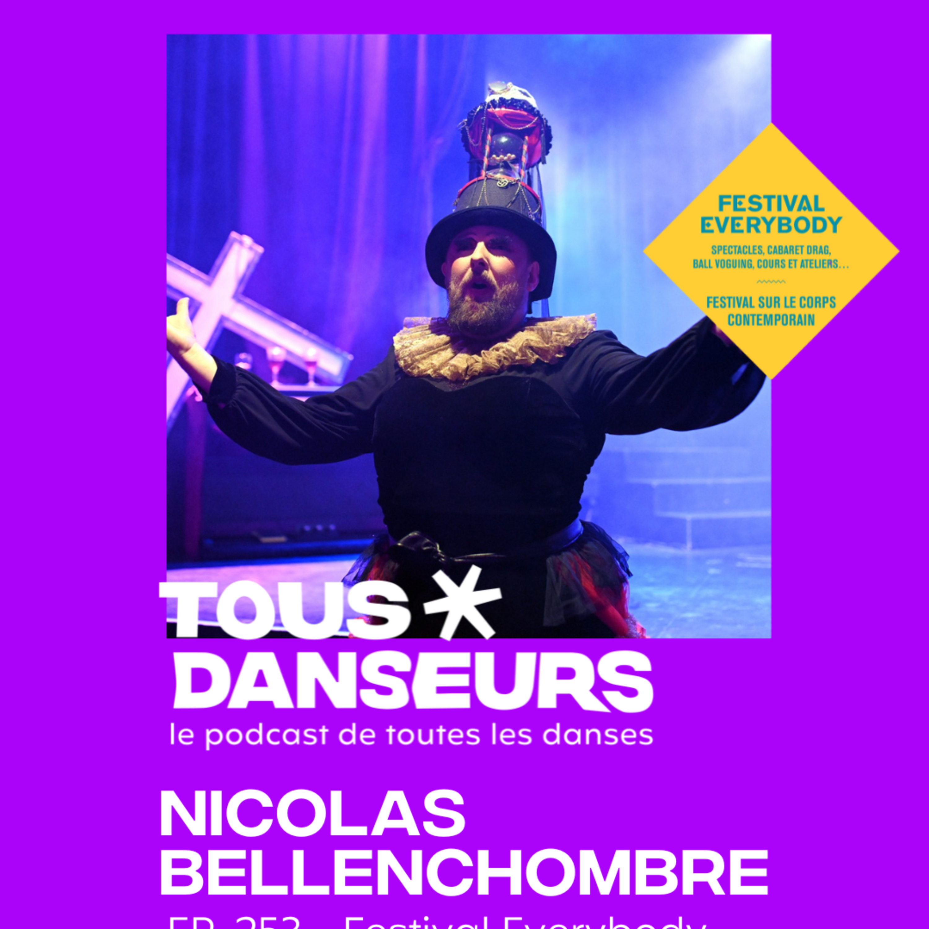 #253. Nicolas Bellenchombre, fondateur du cabaret La Sirène à Barbe ! qui débarque au Carreau du Temple. Festival Everybody