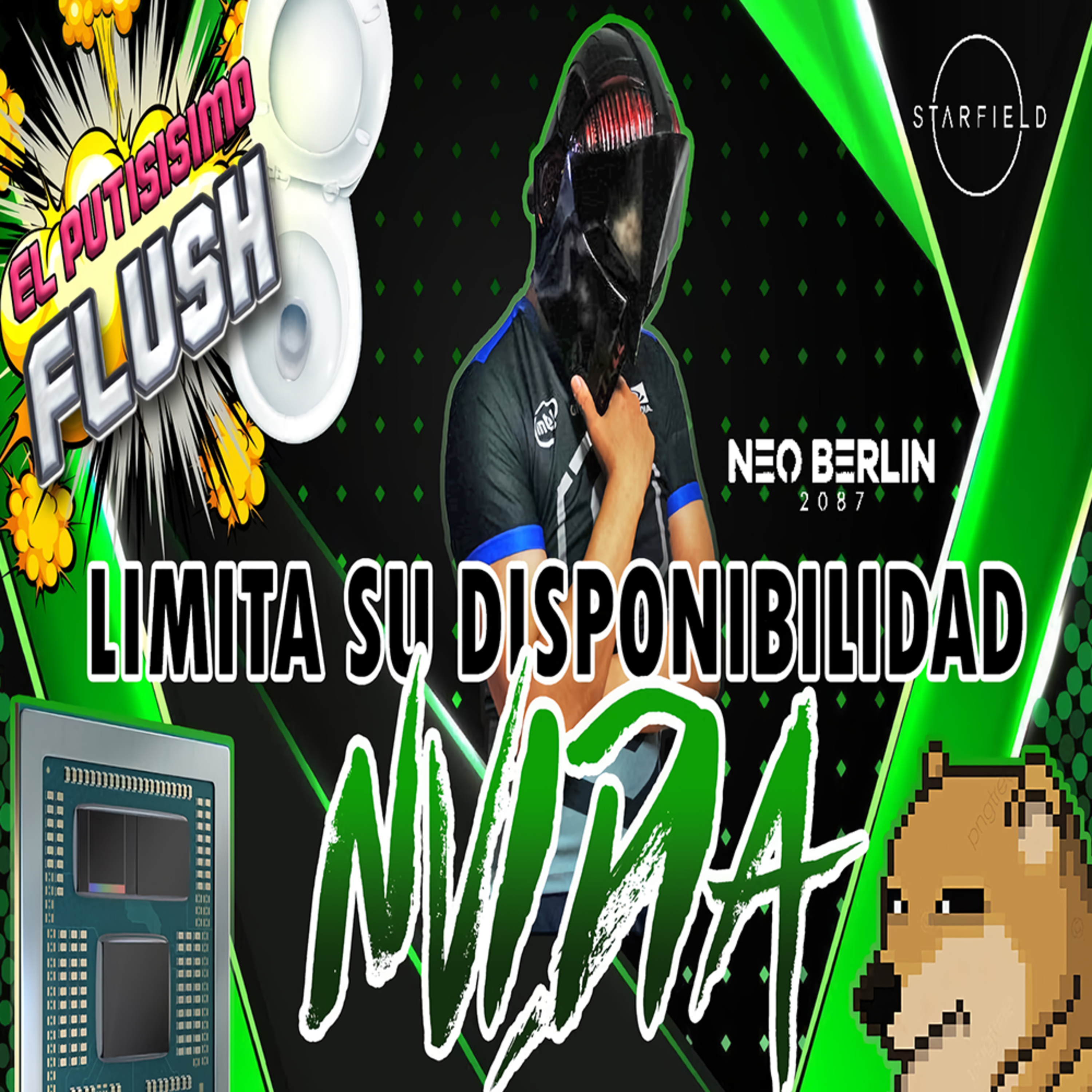 El Flush, SIN CENSURA: '''Poca Disponibilidad, Neo Berlín 2087, Fallas Térmicas AMD, Ryzen 9 7945HX3D, Adiós RDNA 4''' episode artwork