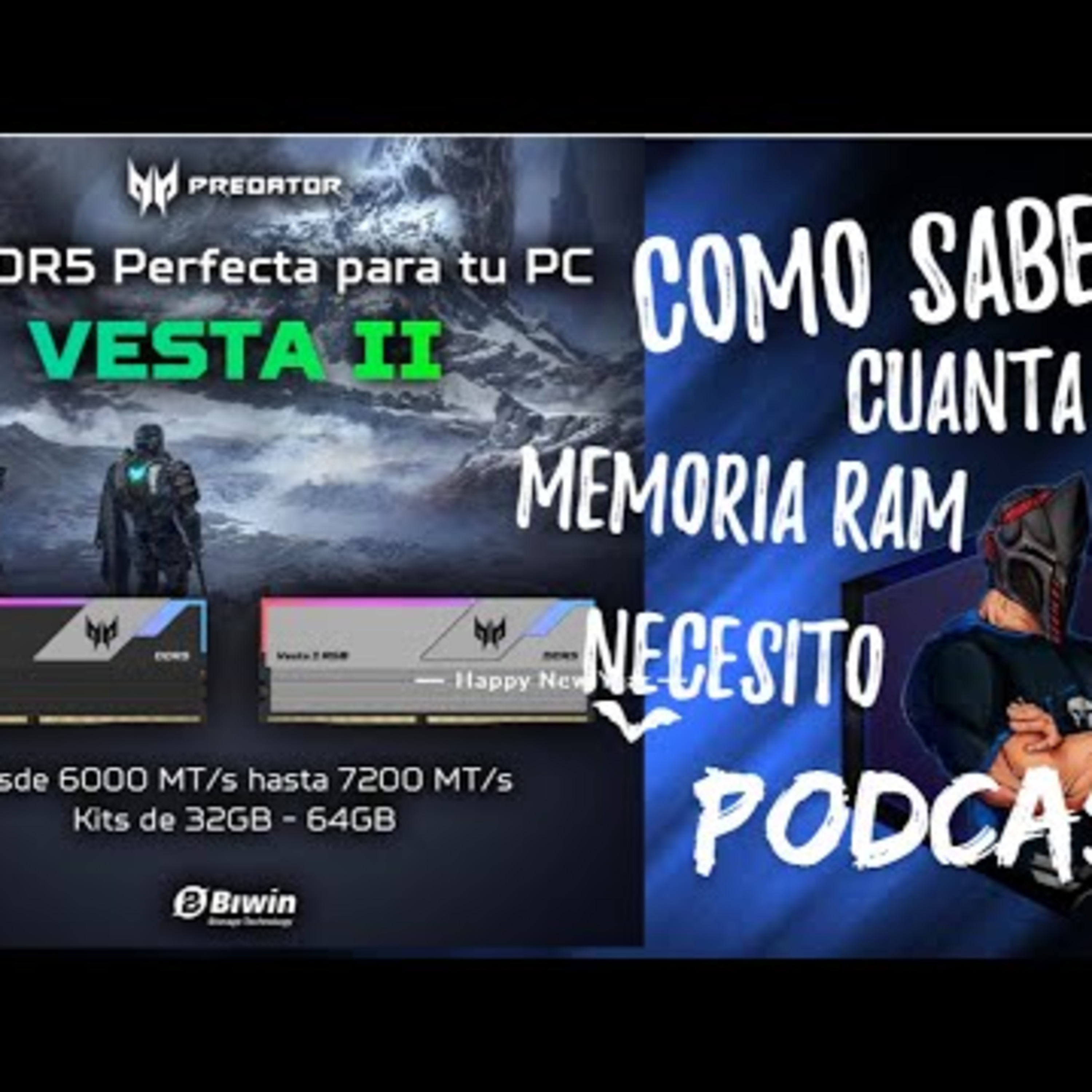 CUANTA MEMORIA RAM NECESITAS EN ESTE 2025 EXPLICADO CON VESTA II DE PREDATOR episode artwork