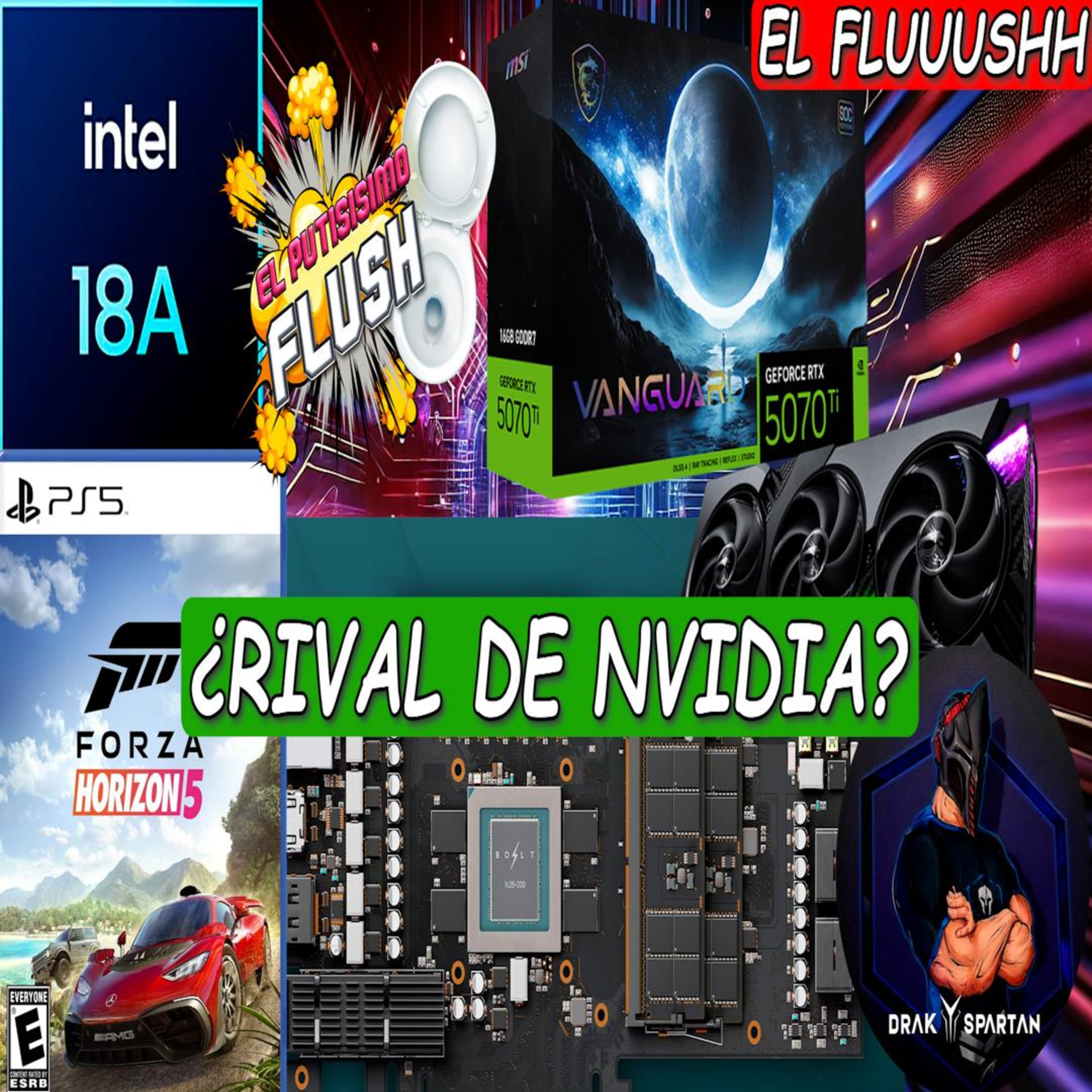 GPU 10X + RÁPIDA que RTX 5090! 🤯 AMD y NVIDIA usan INTEL 😱 Forza 5 en PS5 es TROYA, MSI TRAICIONA episode artwork