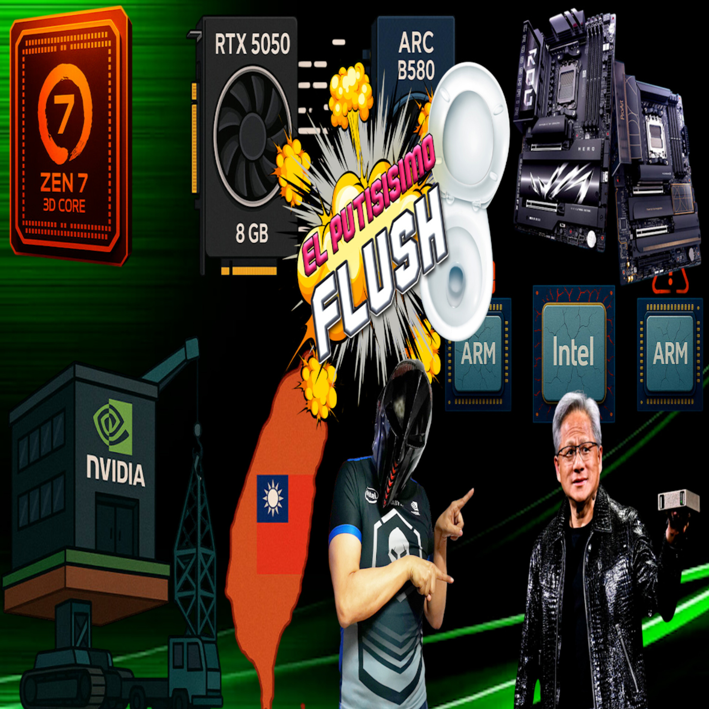 El Flush 🚽: TU CPU ESTÁ JODIDA Y NVIDIA QUIERE GUERRA! 🔥💀 episode artwork