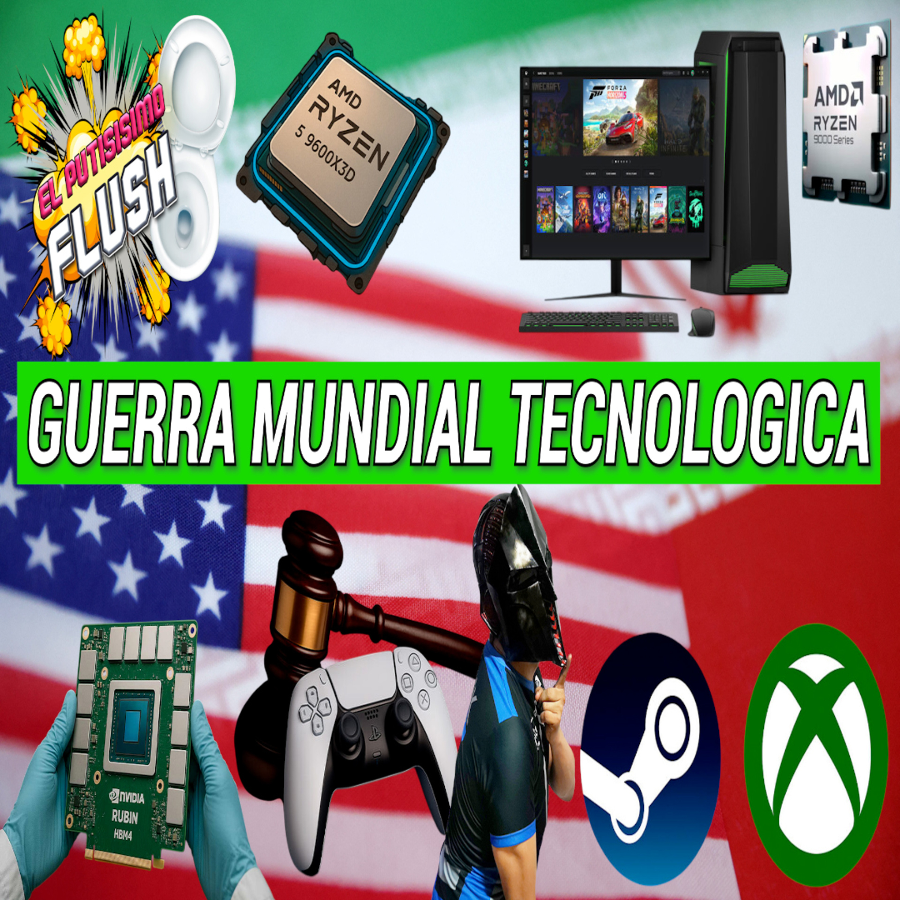El Flush🚽: 🔥¡La Guerra Irán Israel USA PODRÍA REVENTAR tu PC Gamer antes que una bomba nuclear!🔥 episode artwork