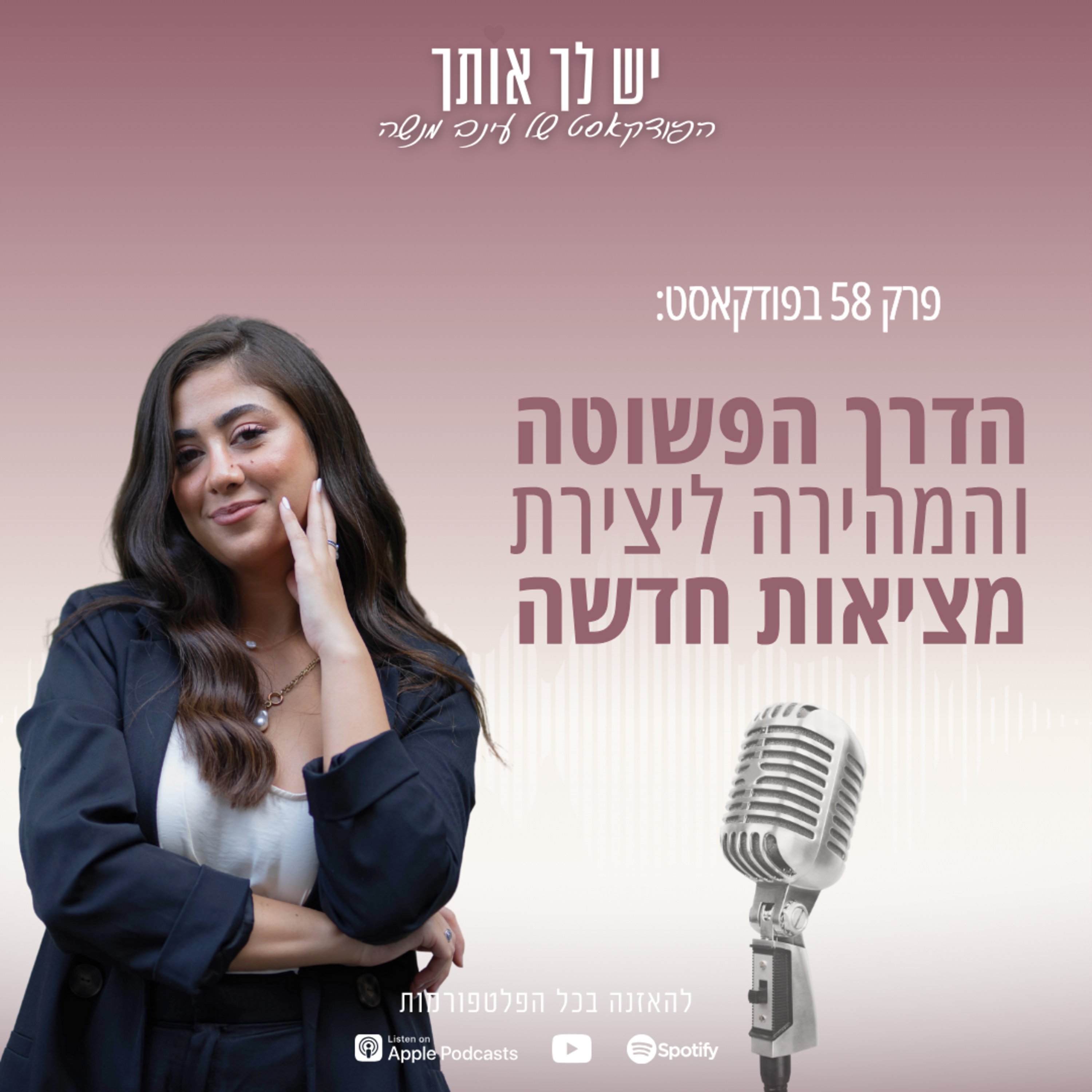 פרק 58: הדרך הפשוטה והמהירה ליצור מציאות חדשה episode artwork