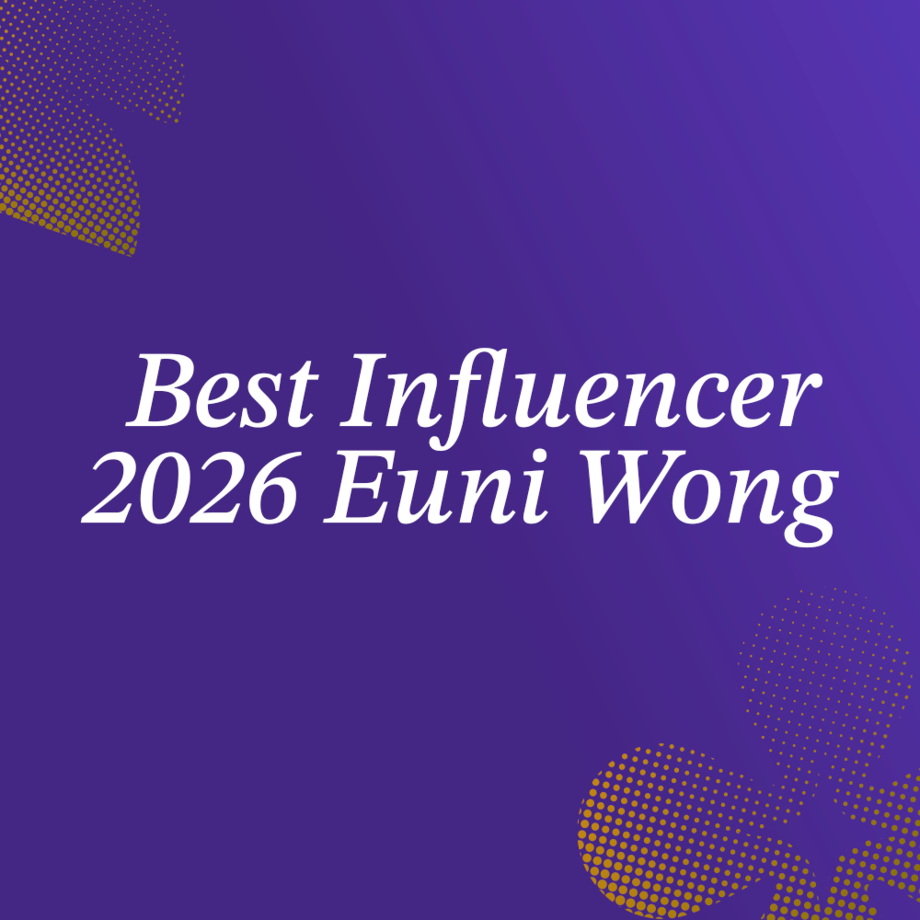 EP366: How Euni Wong Won Best Influencer episode artwork