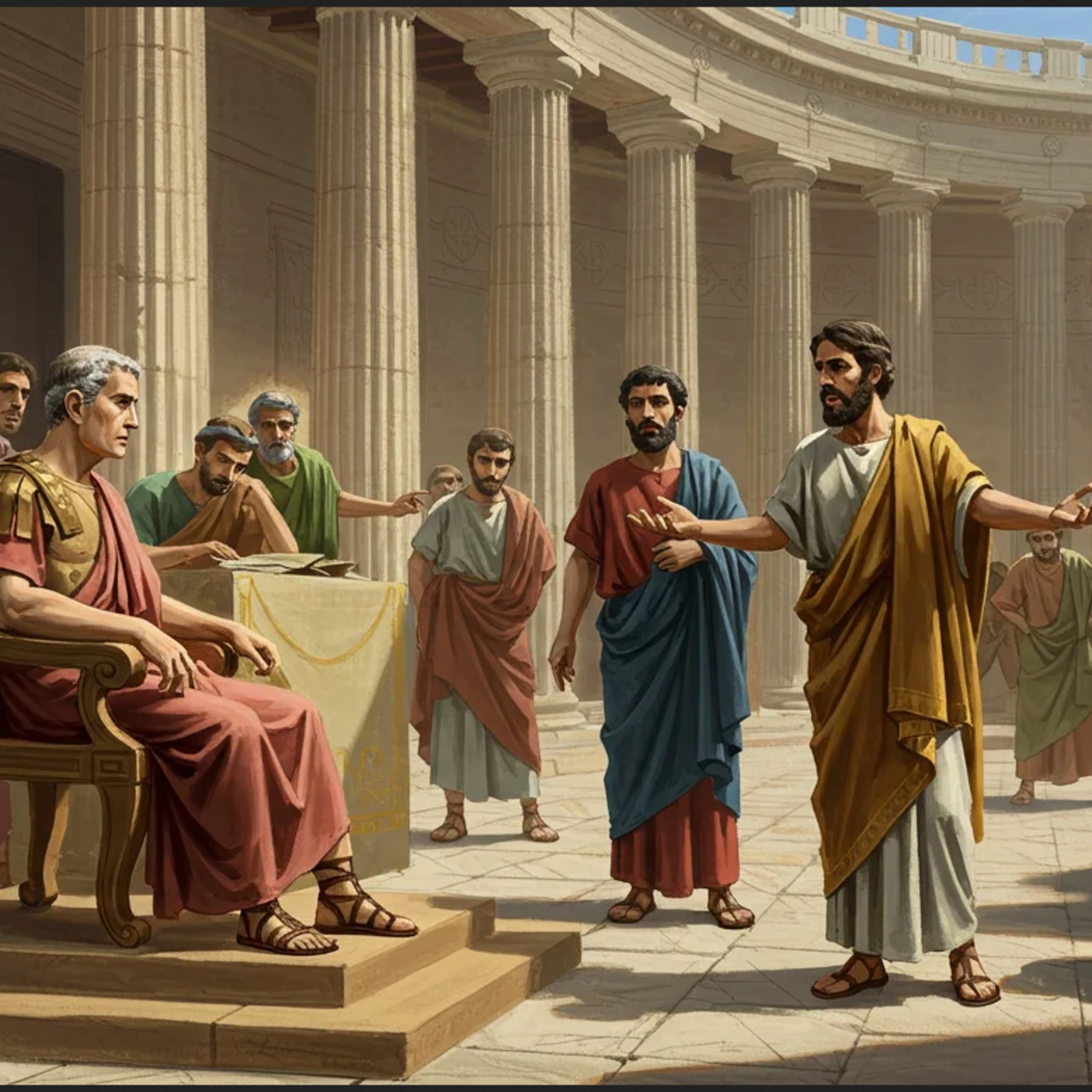 👑️ Paul Before Gallio! Acts 18 with Commentary. 🙏 episode artwork