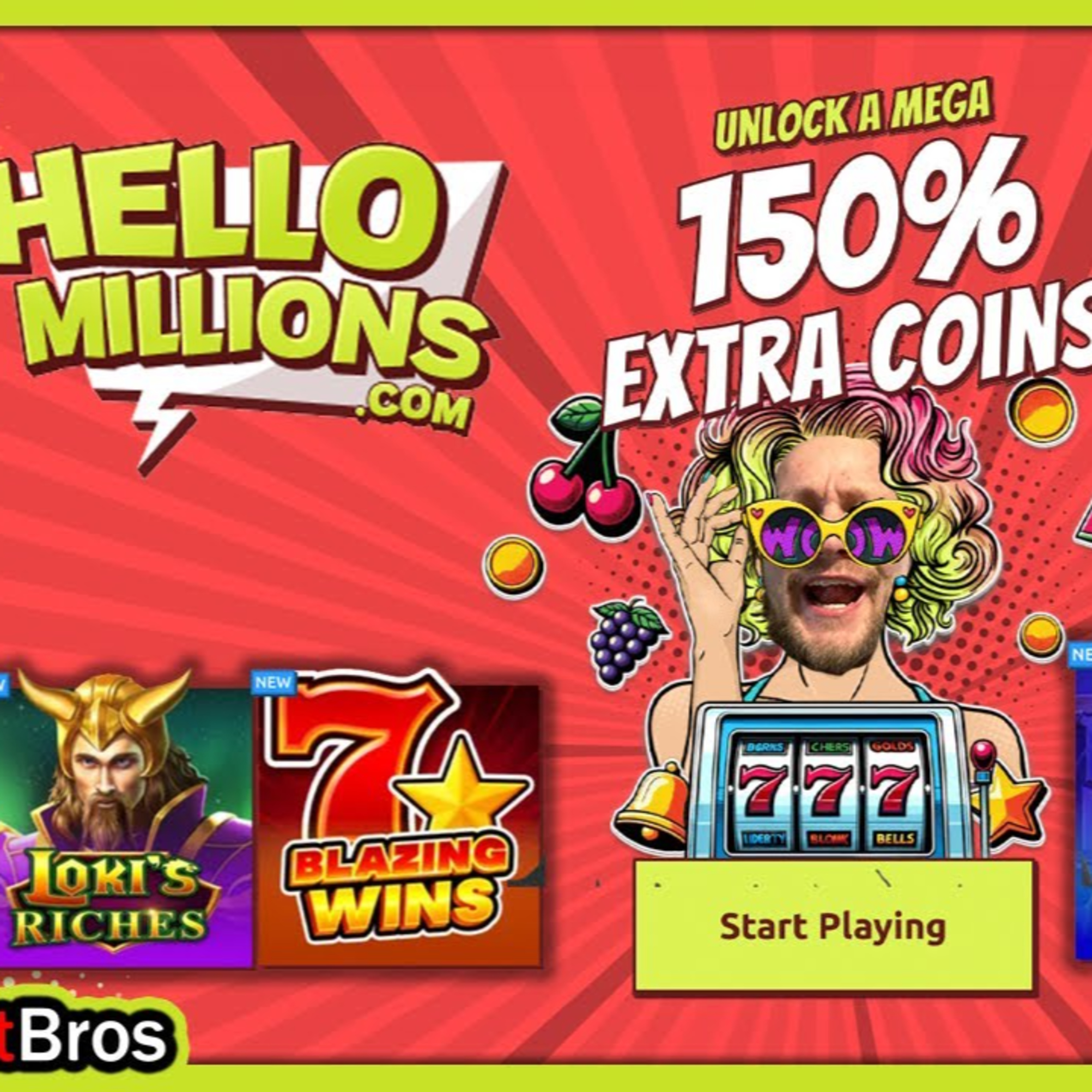 Does Hello Millions Have Looser Random Jackpots than McLuck Casino? | Slot Bros ep. 145 episode artwork