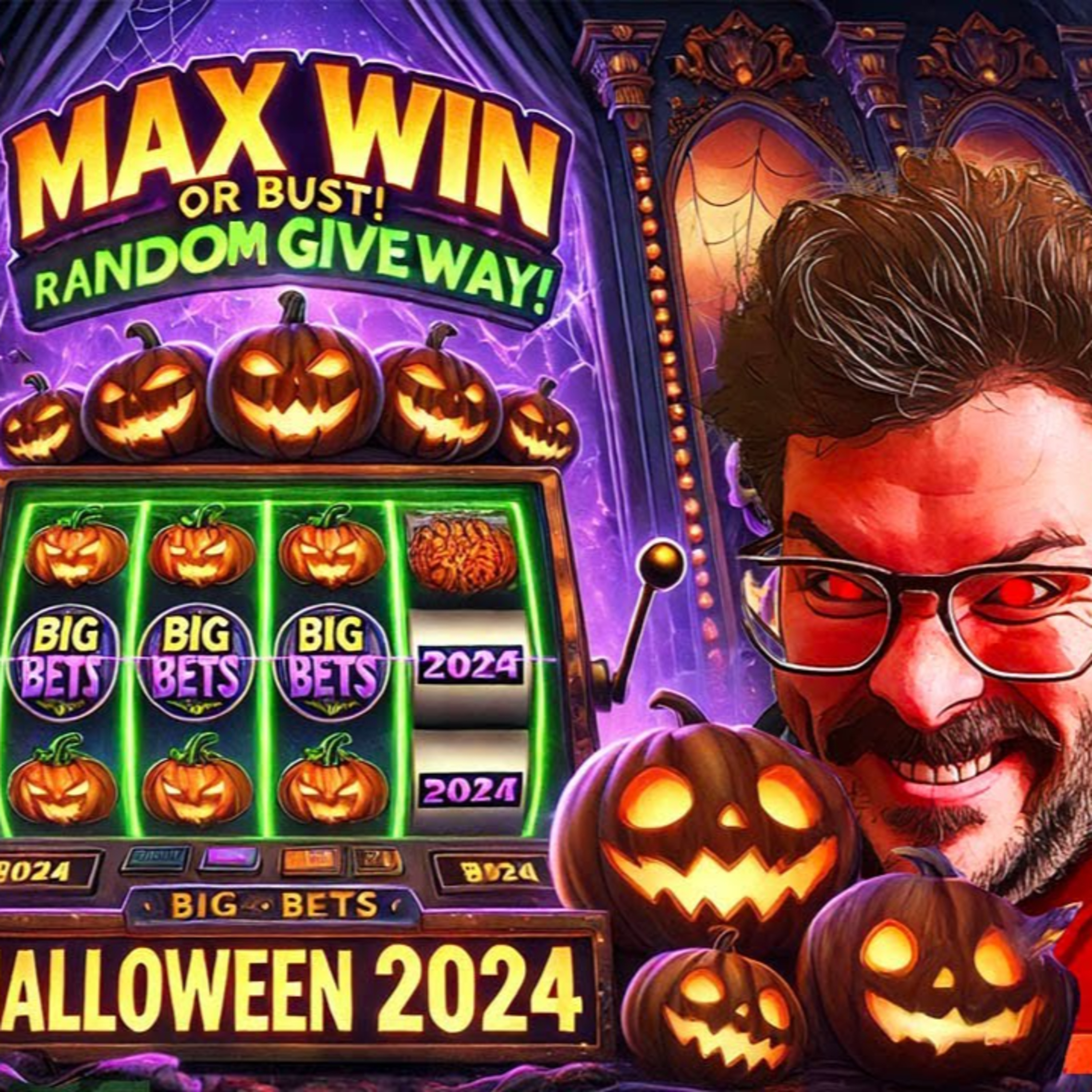 Max Win or Bust! Halloween 2024 Giveaway & Big Bets | Slot Bros ep 183 episode artwork