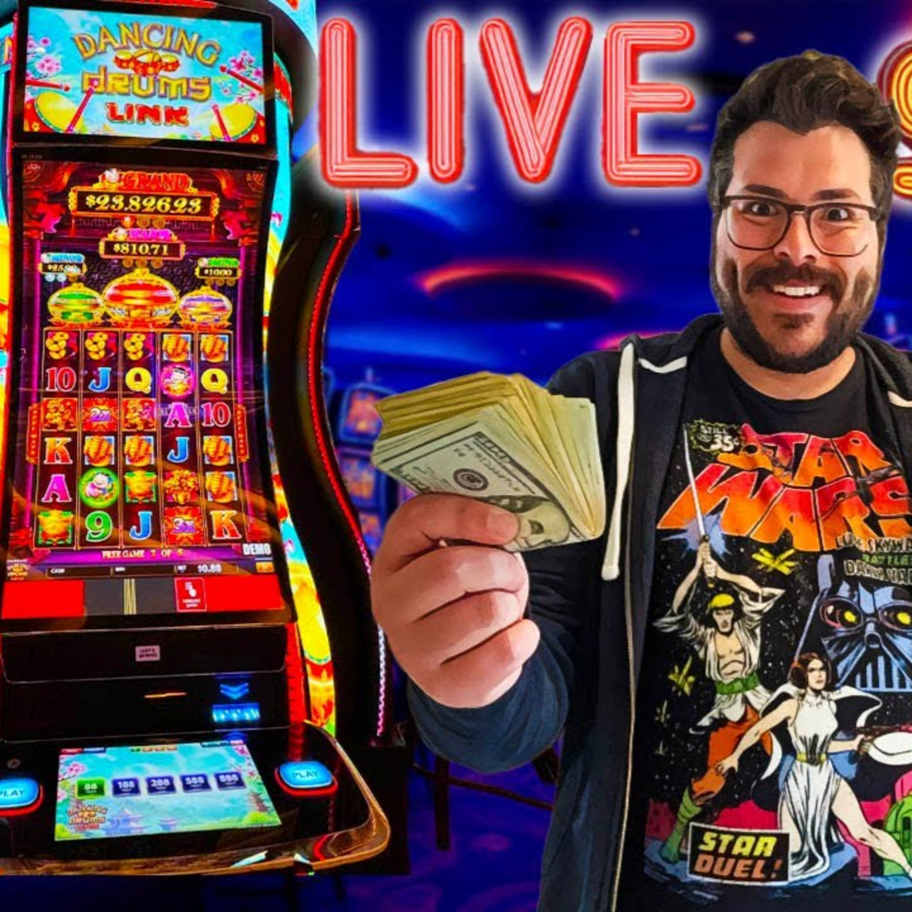 POV: Dancing Drums Max Bets – Can We Close the Pot?! #casino #slots #gambling episode artwork