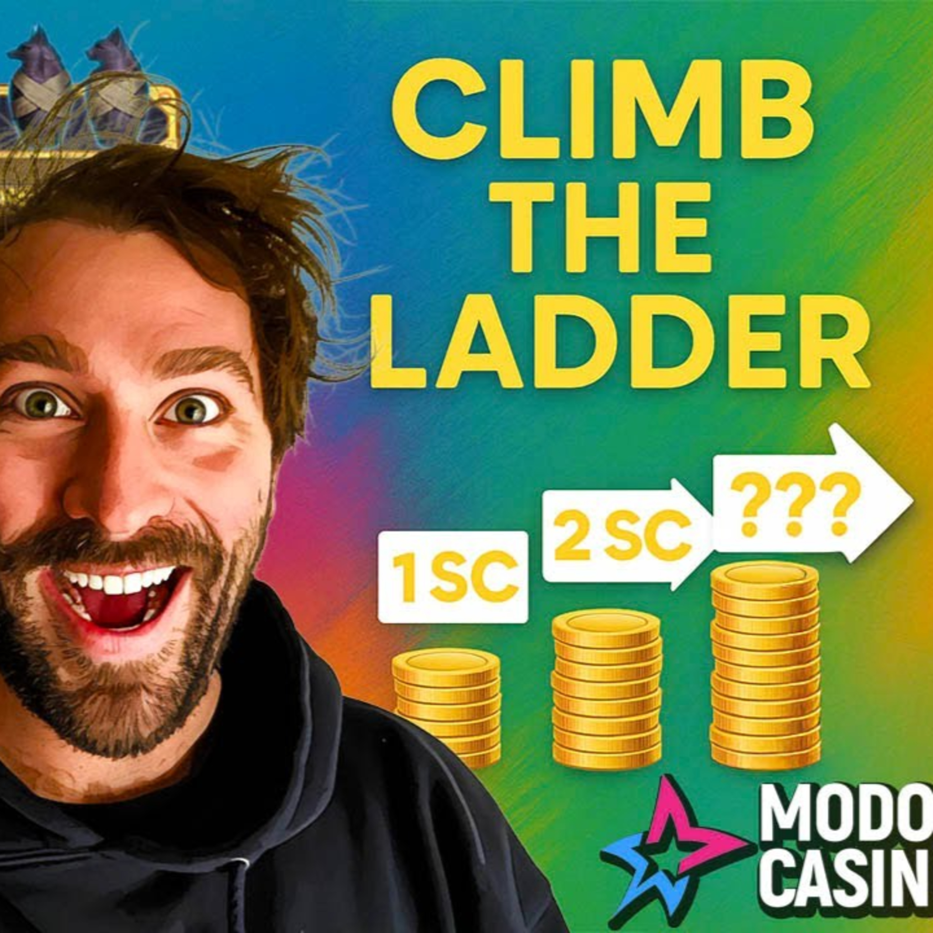 🔴 The Ladder Challenge | Each Win Raises the Stakes #slots #jackpot #modocasino episode artwork