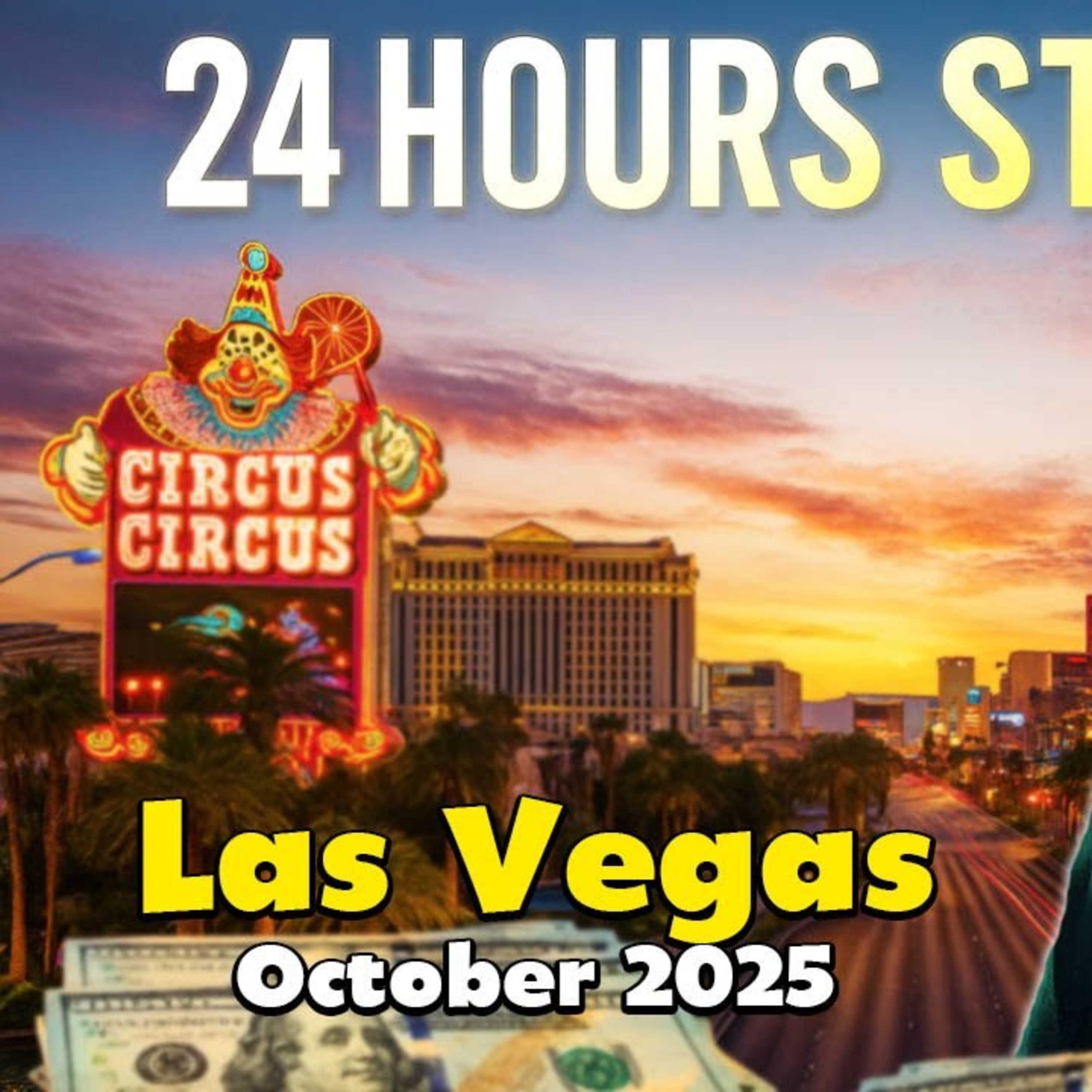 24 HOURS STRAIGHT Playing Slots LIVE on the Las Vegas Strip 🎰 Part 1 #Jackpot #Handpay #Slots episode artwork