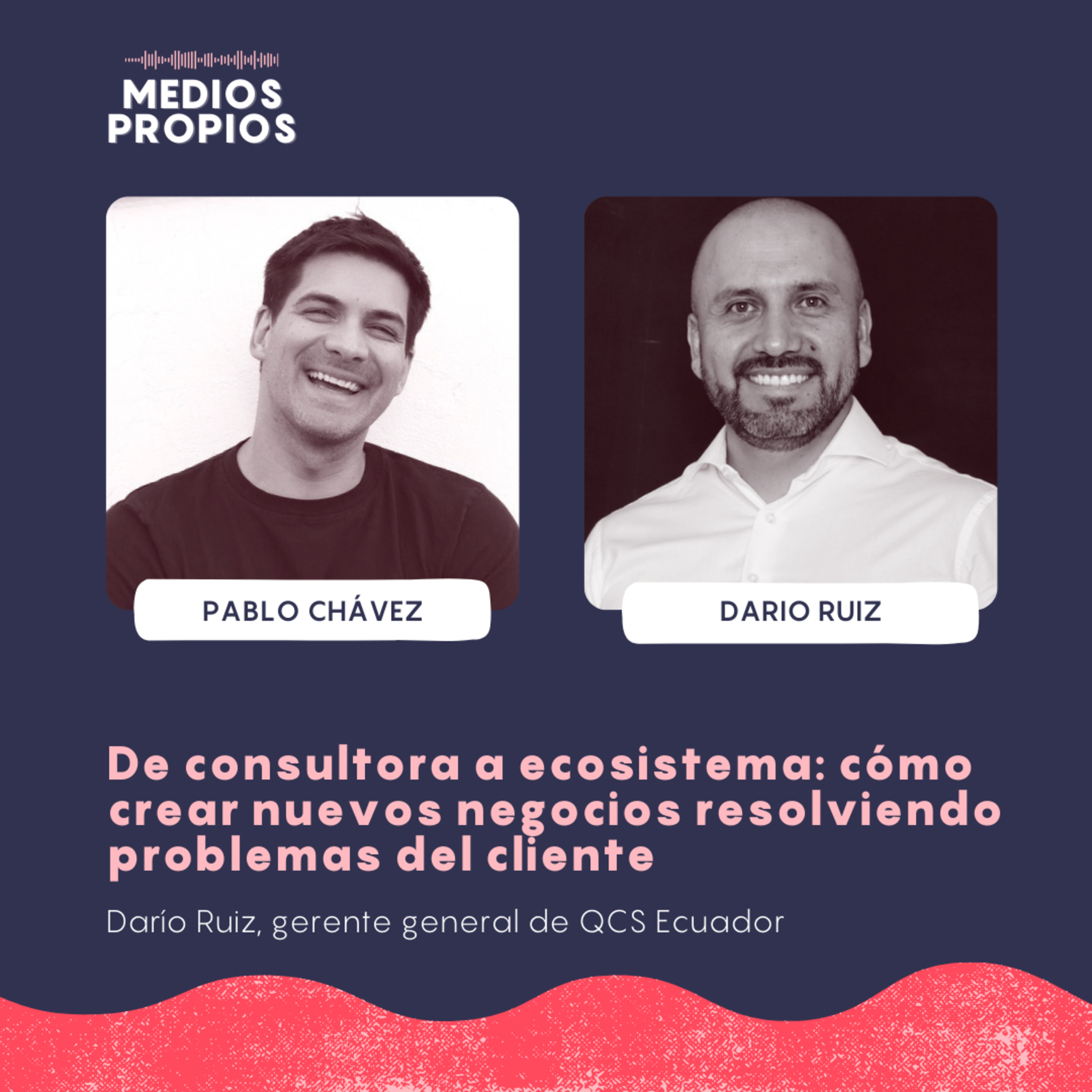 De consultora a ecosistema: cómo crear nuevos negocios resolviendo problemas del cliente - Darío Ruiz, gerente general de QCS Ecuador episode artwork