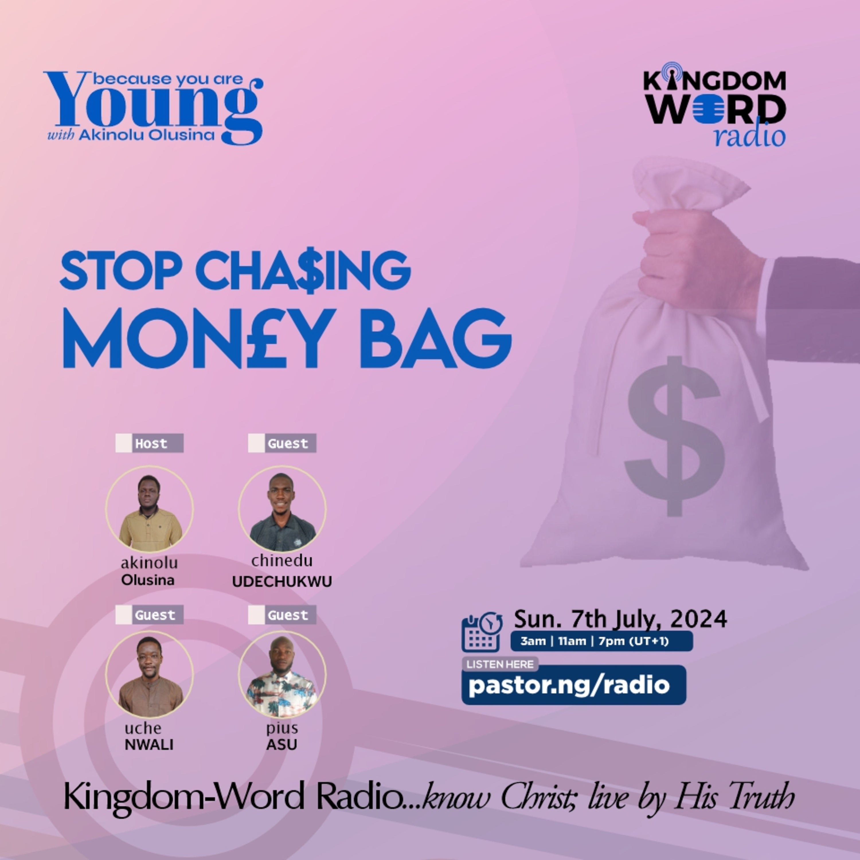 Because you are Young_EP 21_Stop Chasing that Money Bag episode artwork