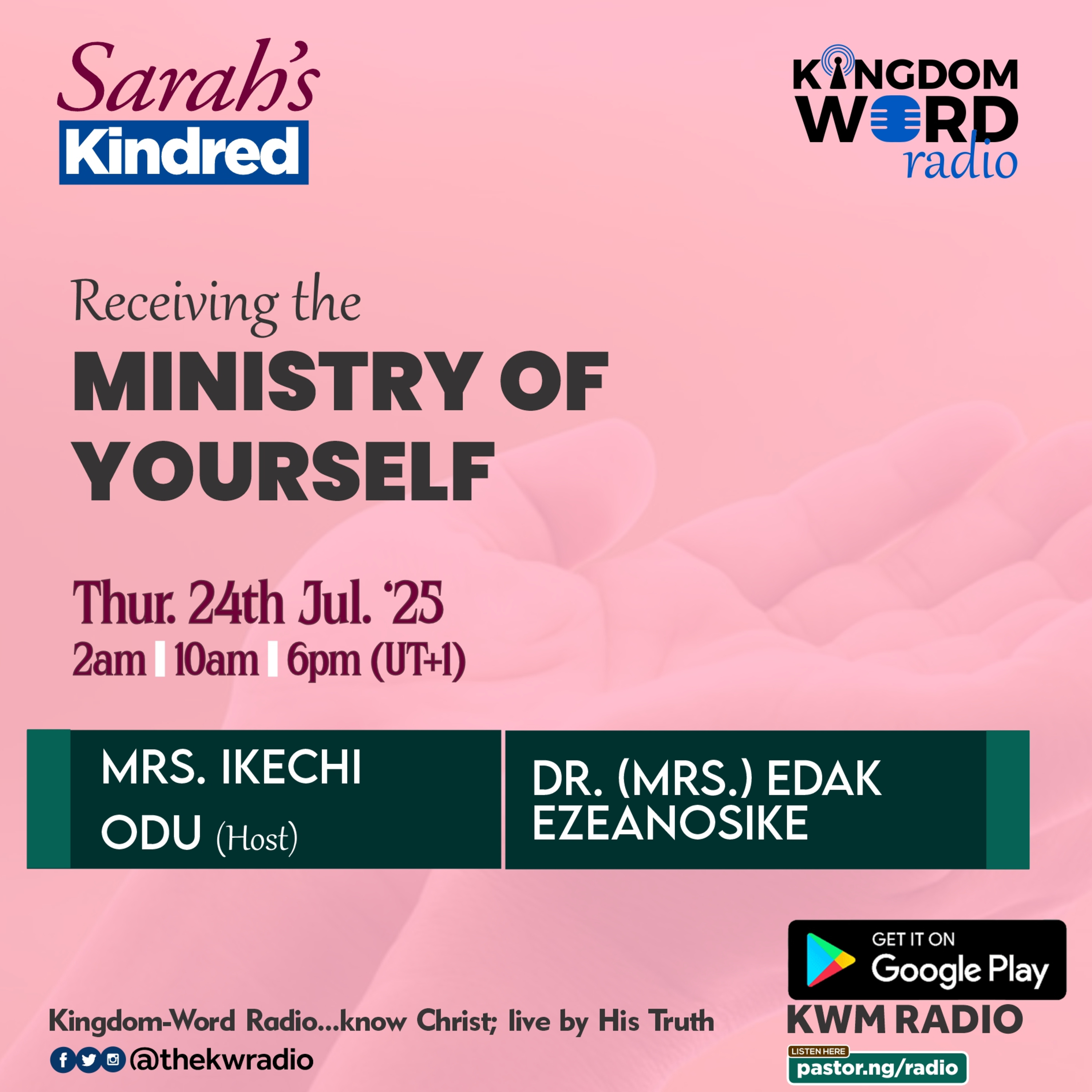 Sarah's Kindred | Ep.24 | Receiving the ministry of yourself episode artwork