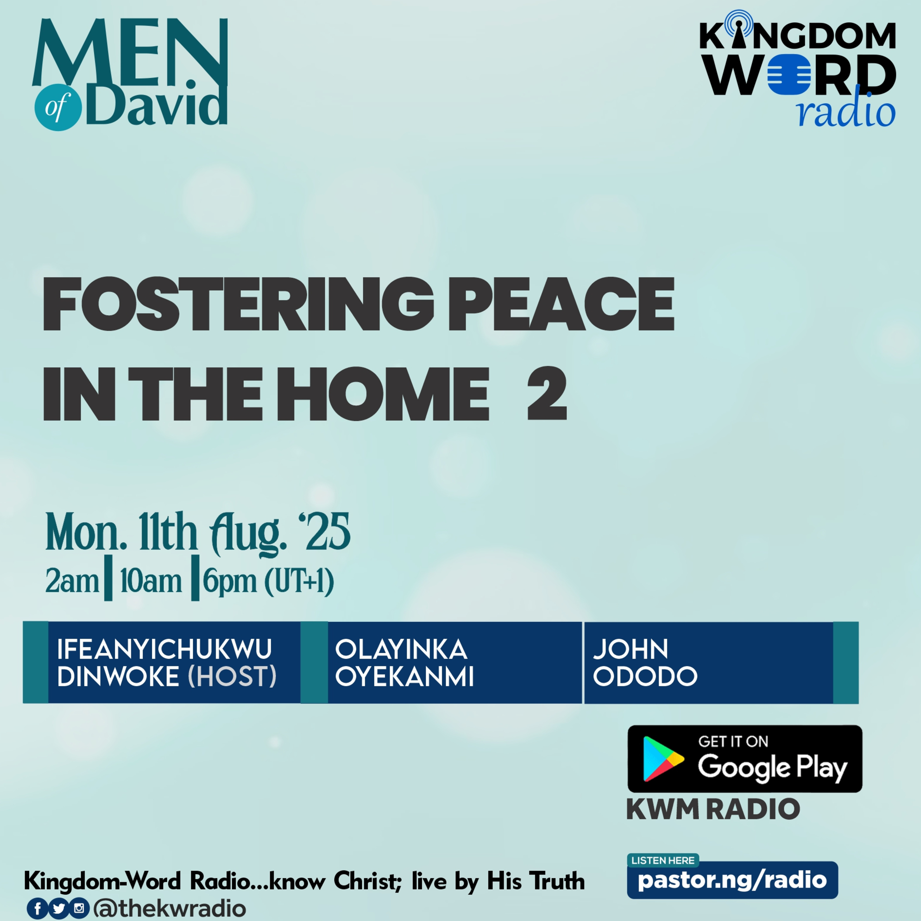 Men of David | Ep.24 | Fostering Peace in the Home 2 episode artwork