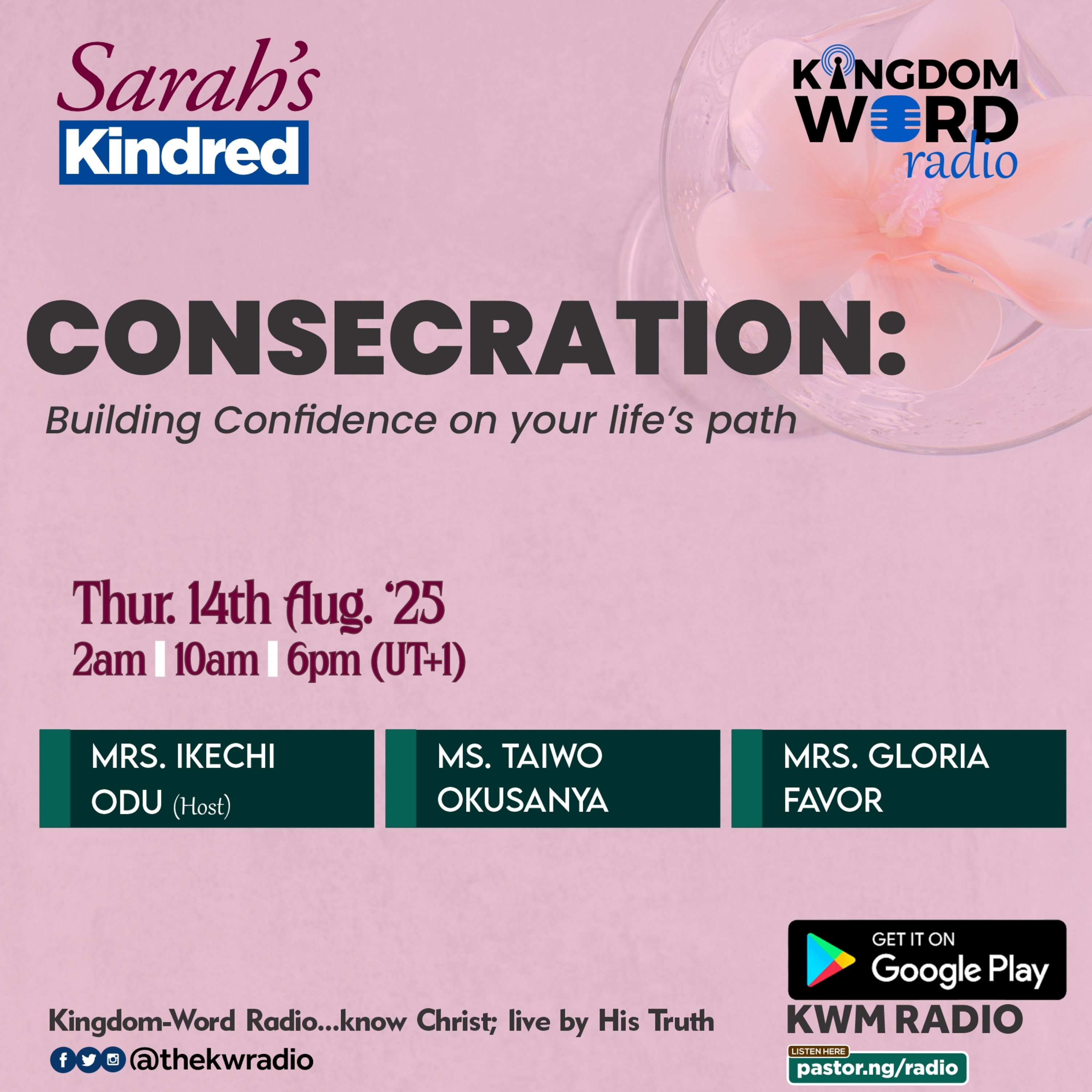 Sarah's Kindred | Ep.25 | Consecration Building Confidence for your life's path_ episode artwork