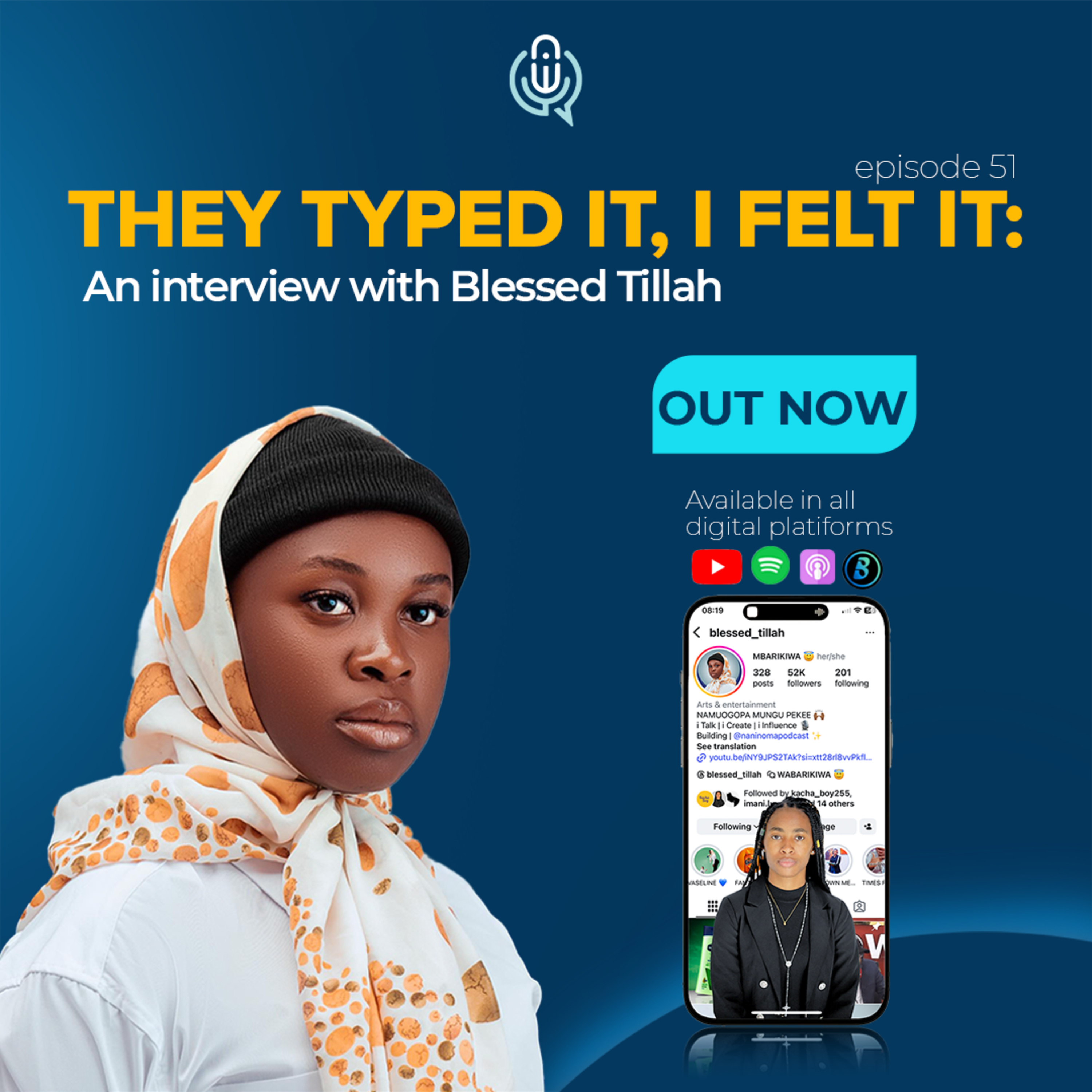 They Typed It, I Felt It: An Interview with Blessed Tillah episode artwork