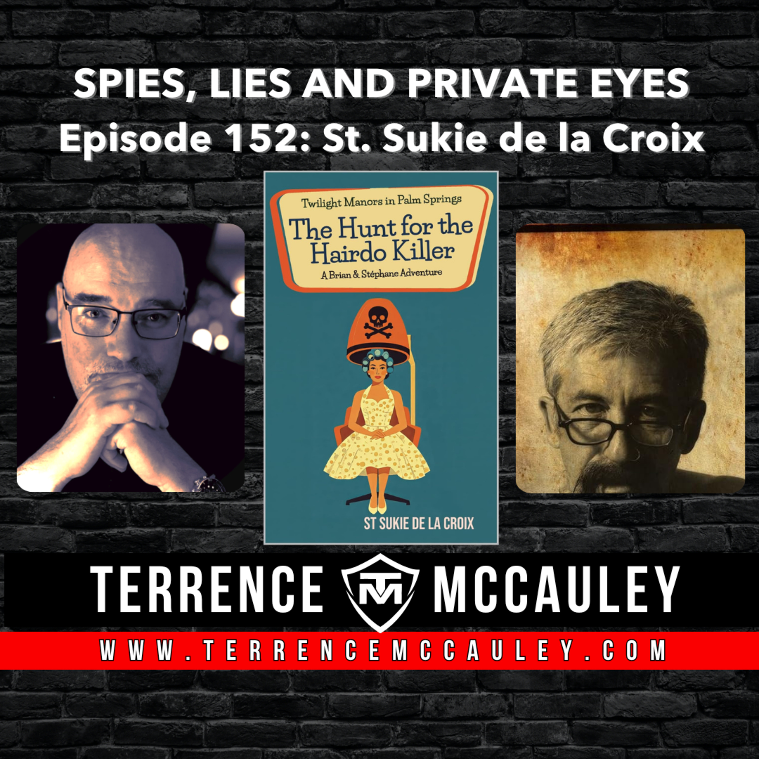 St. Sukie de la Croix: a hilarious, insightful chat about writing, life, and THE HUNT FOR THE HAIRDO KILLER episode artwork