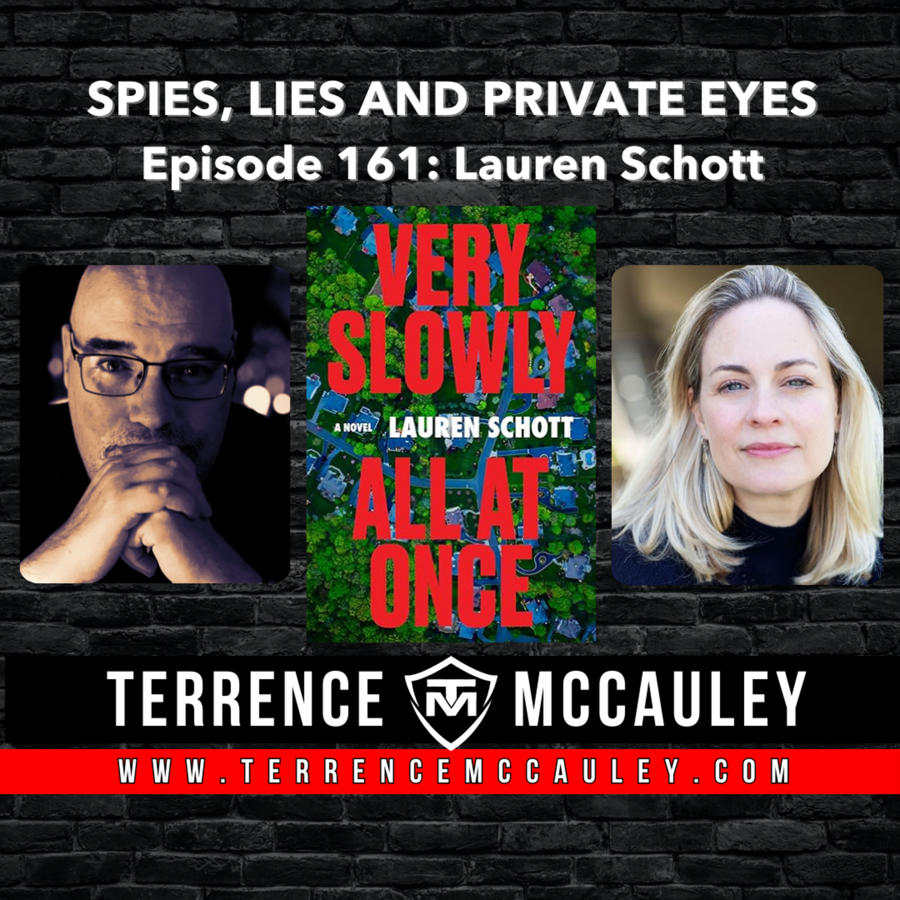 Lauren Schott: VERY SLOWLY ALL AT ONCE, a novel of domestic suspense episode artwork