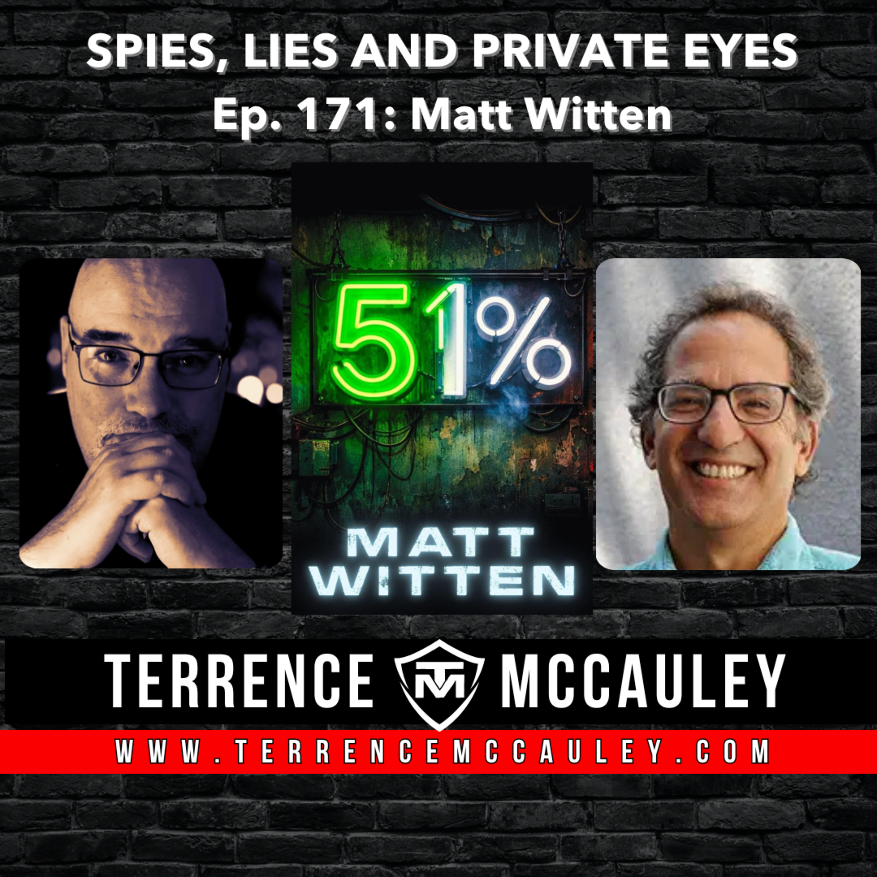 Matt Witten on his new speculative crime novel 51% episode artwork