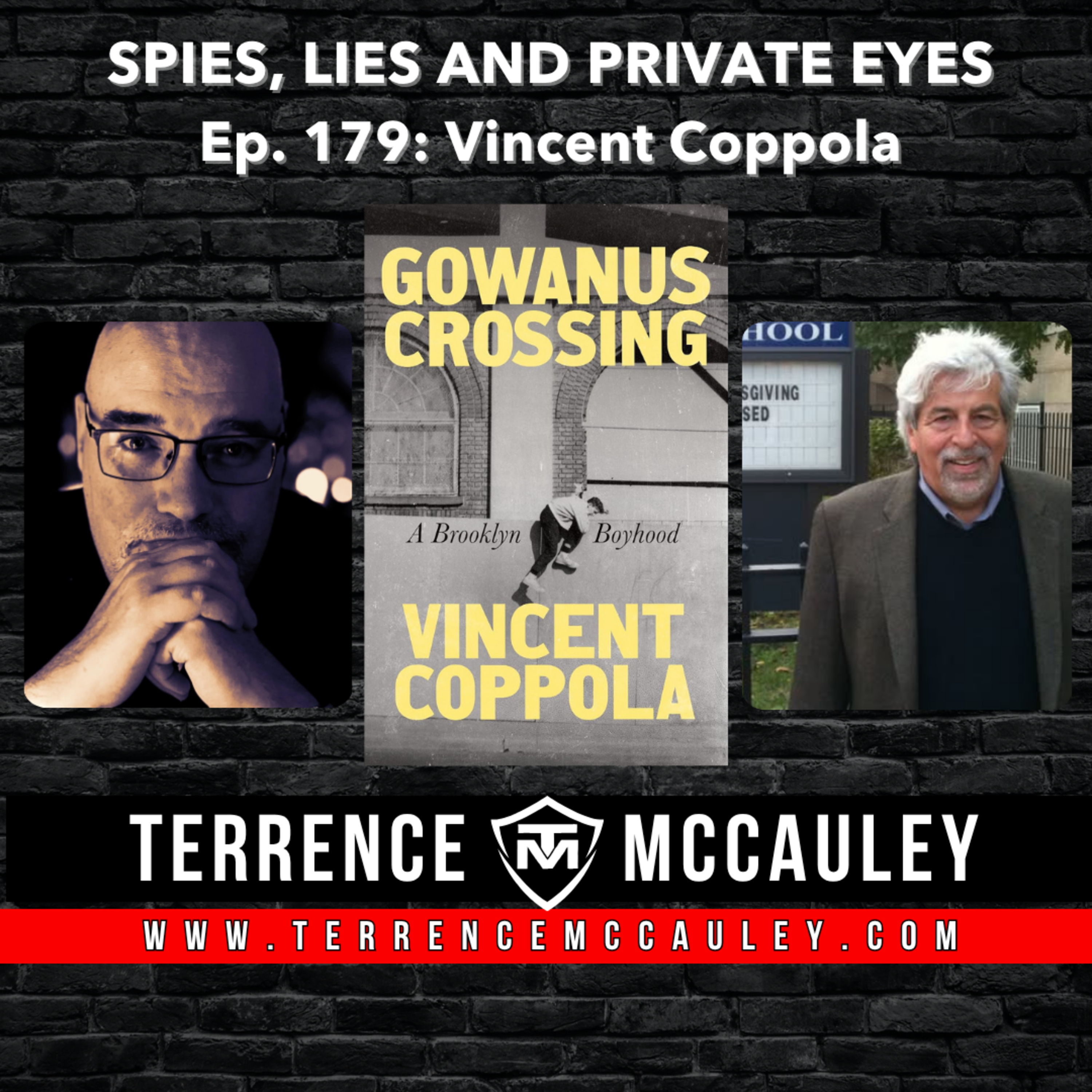 Vincent Coppola's memoir about growing up in Brooklyn: GOWANUS CROSSING episode artwork