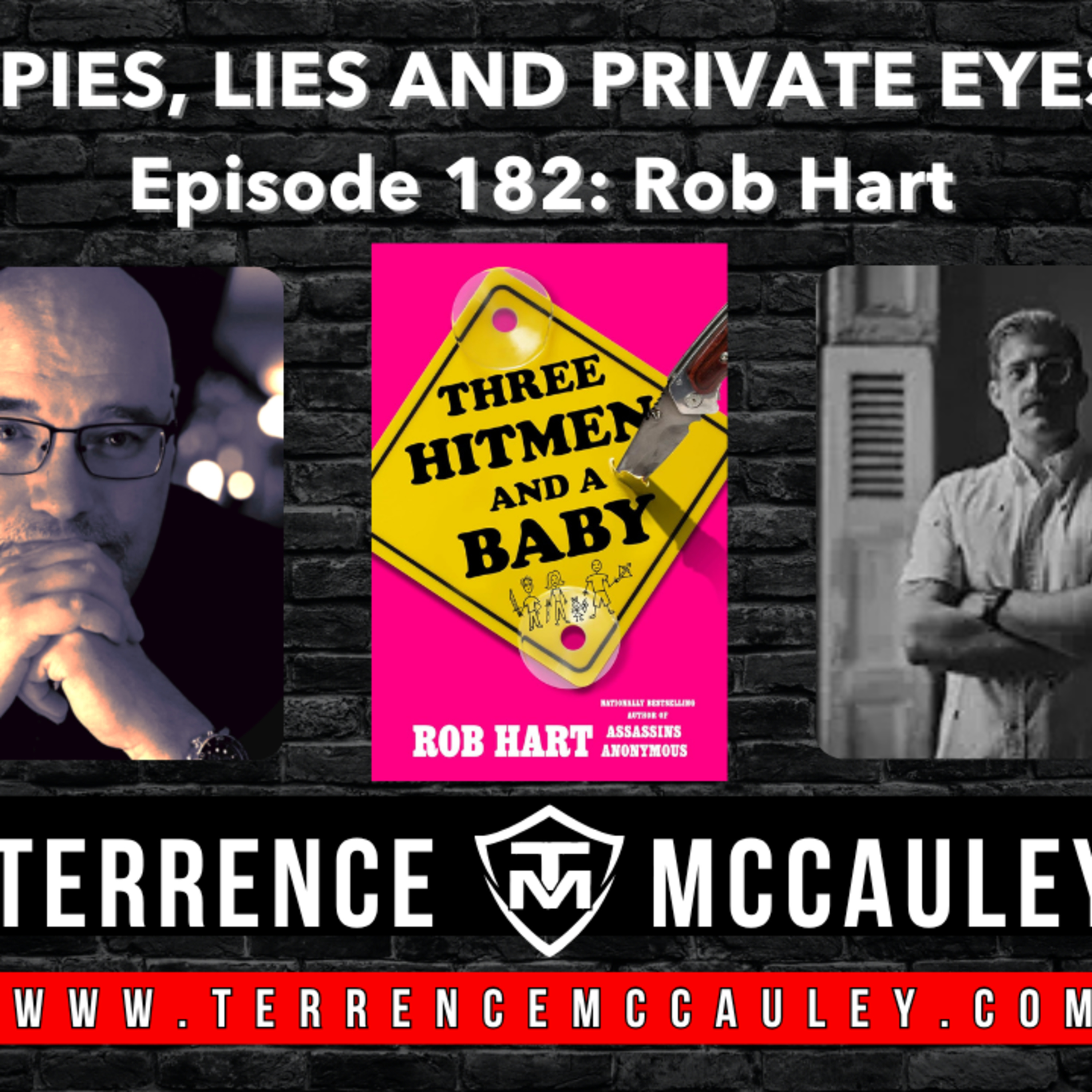 Rob Hart: THREE HITMEN AND A BABY, the new installment in the ASSASSINS ANONYMOUS series episode artwork