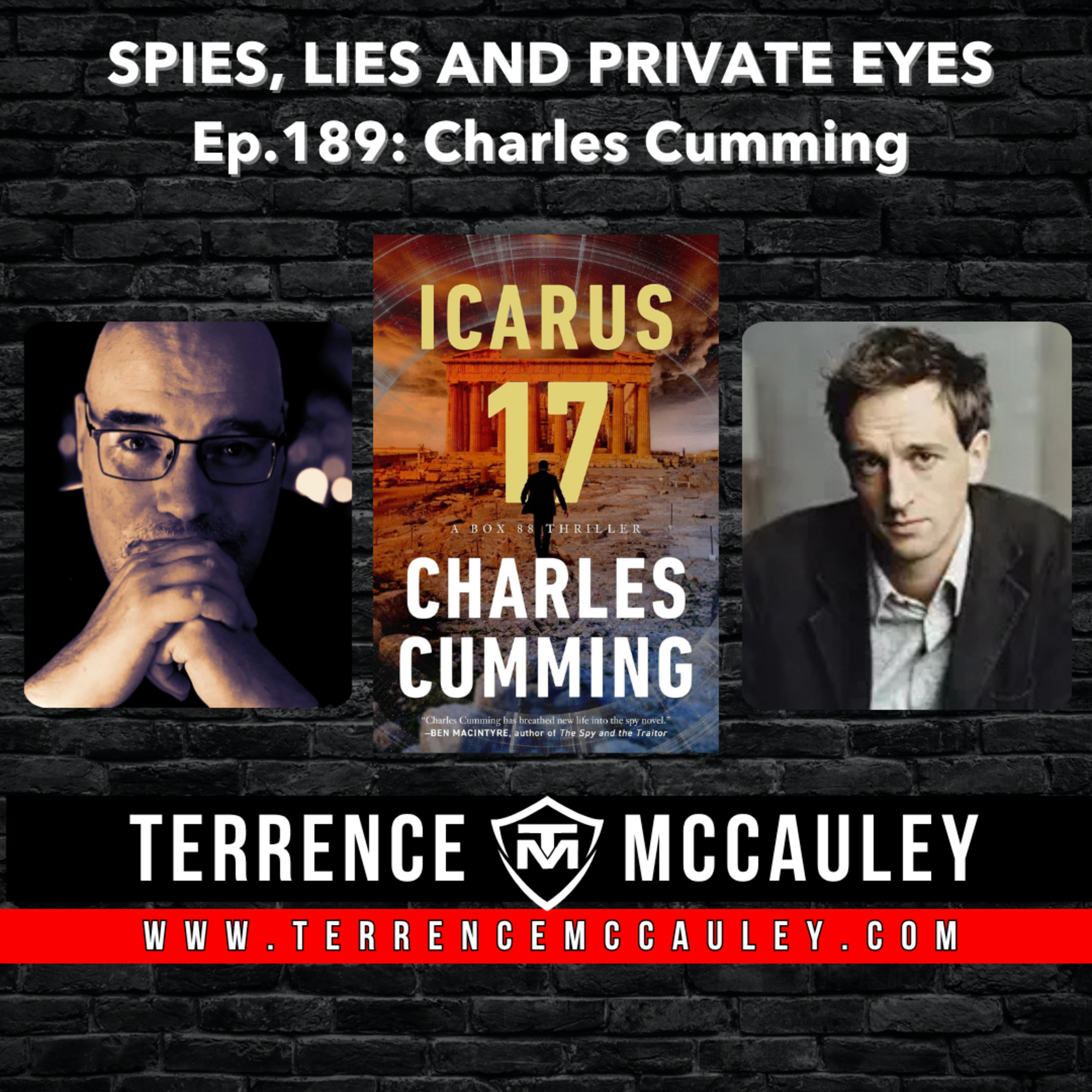 Charles Cumming on his new spy thriller ICARUS 17 episode artwork