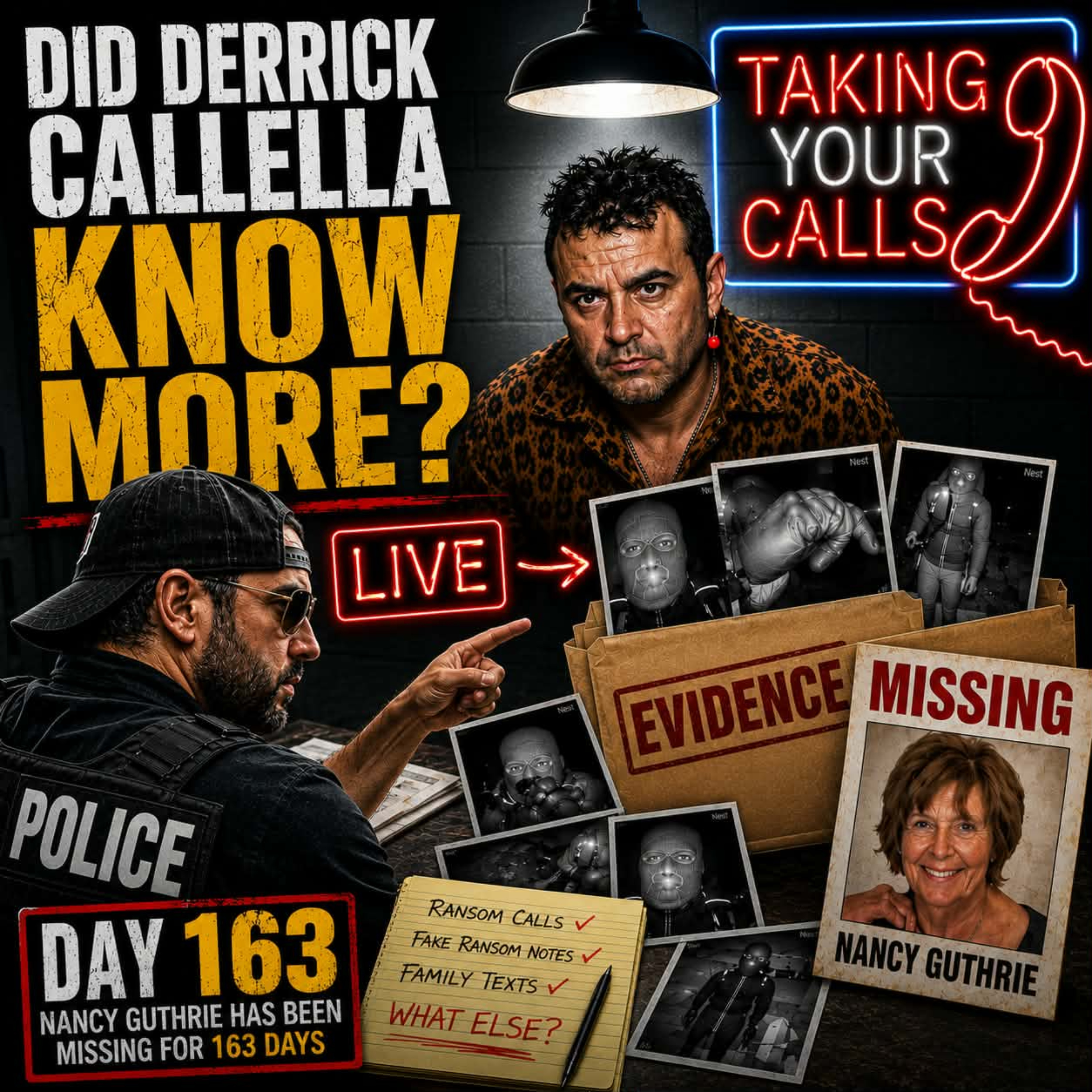🚨 DAY 163: DID DERRICK CALLELLA KNOW MORE? | Taking Your Calls LIVE! episode artwork