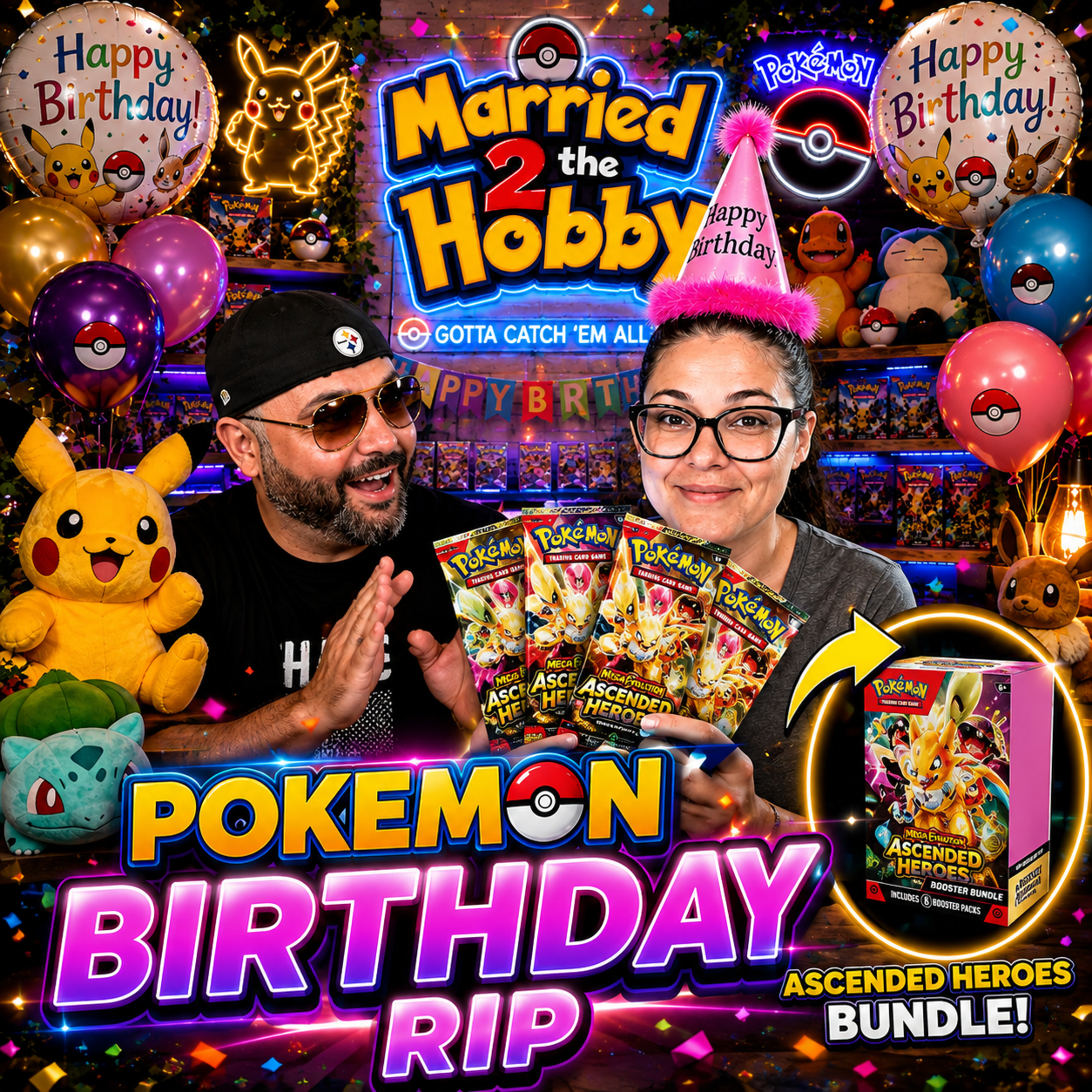 BRITT’S BIRTHDAY POKÉMON RIP!  Opening Ascended Heroes on Her Birthday! episode artwork