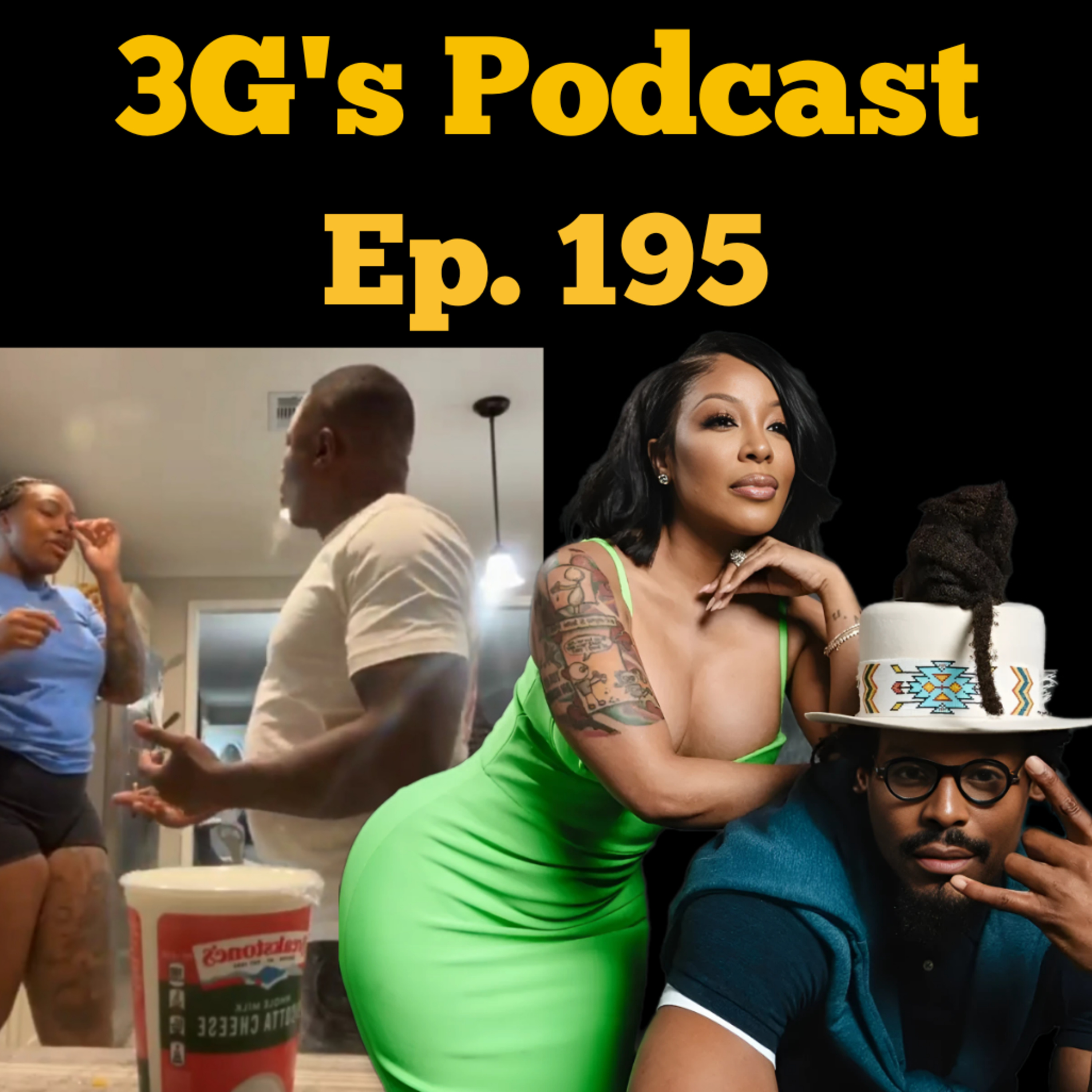 Ep. 195 | Cam Newton & K. Michelle Talk Responsibility, Zaria Carr & Shemarcus FB Live episode artwork