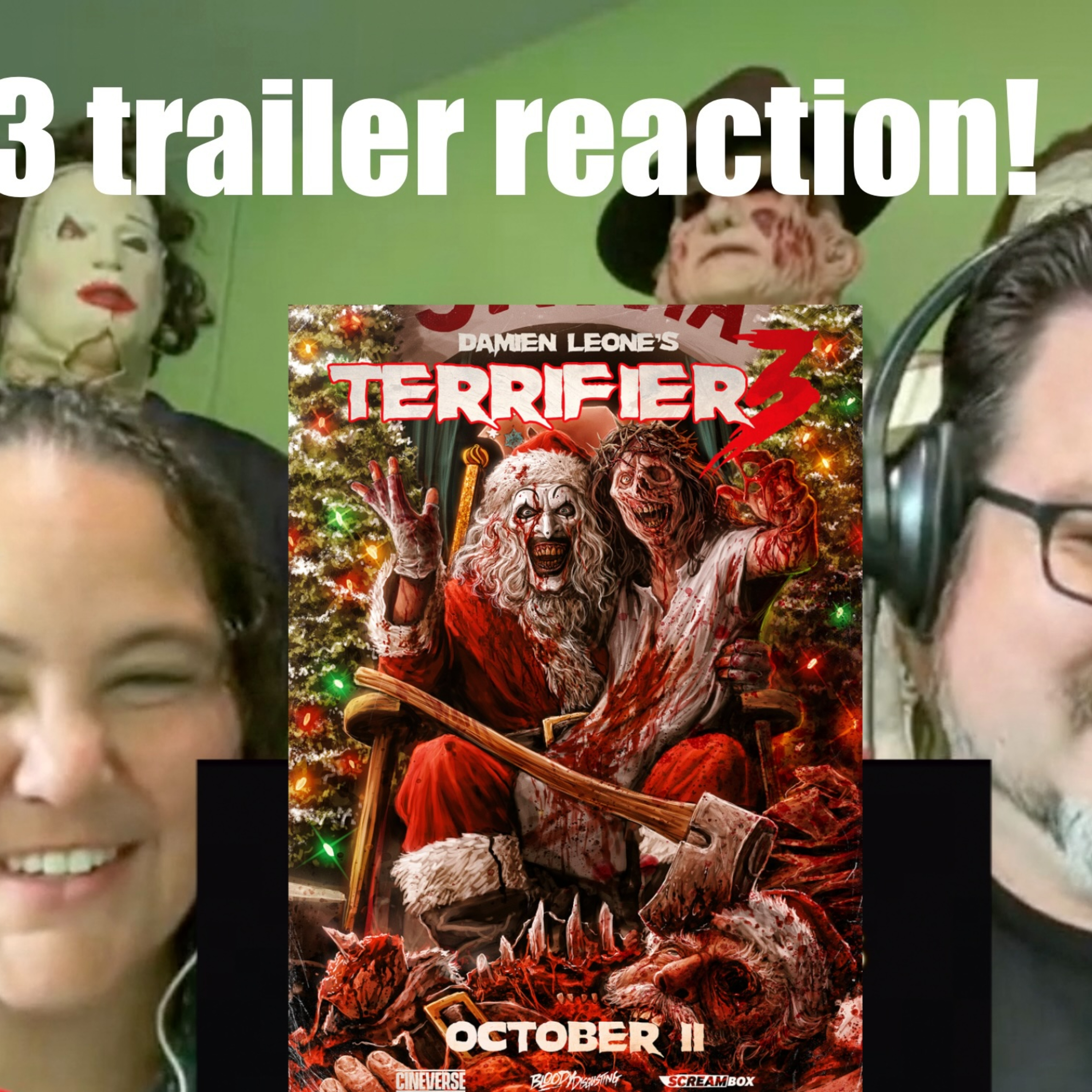 256: Terrifier 3 Trailer reaction episode artwork
