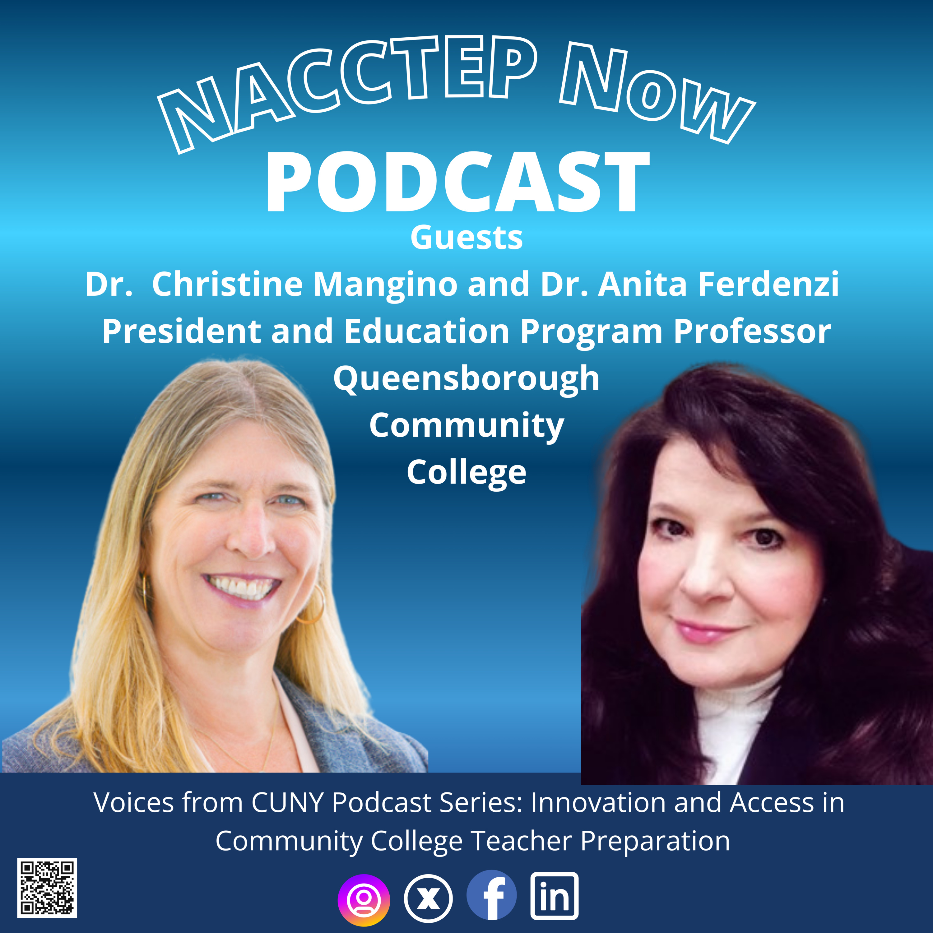 CUNY Series - Dr. Mangino and Dr. Ferdenzi of Queensborough Community College episode artwork