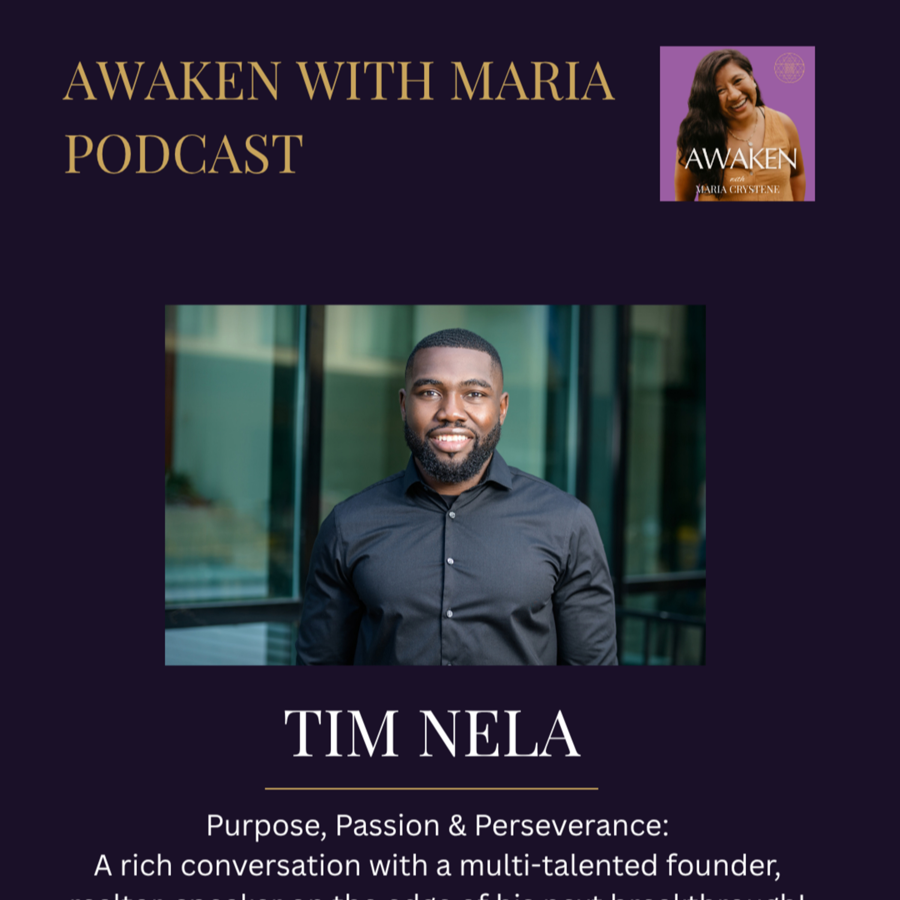 Purpose, Passion & Perseverance: Lessons from Tim Nela - a man on the edge of his next breakthrough! episode artwork
