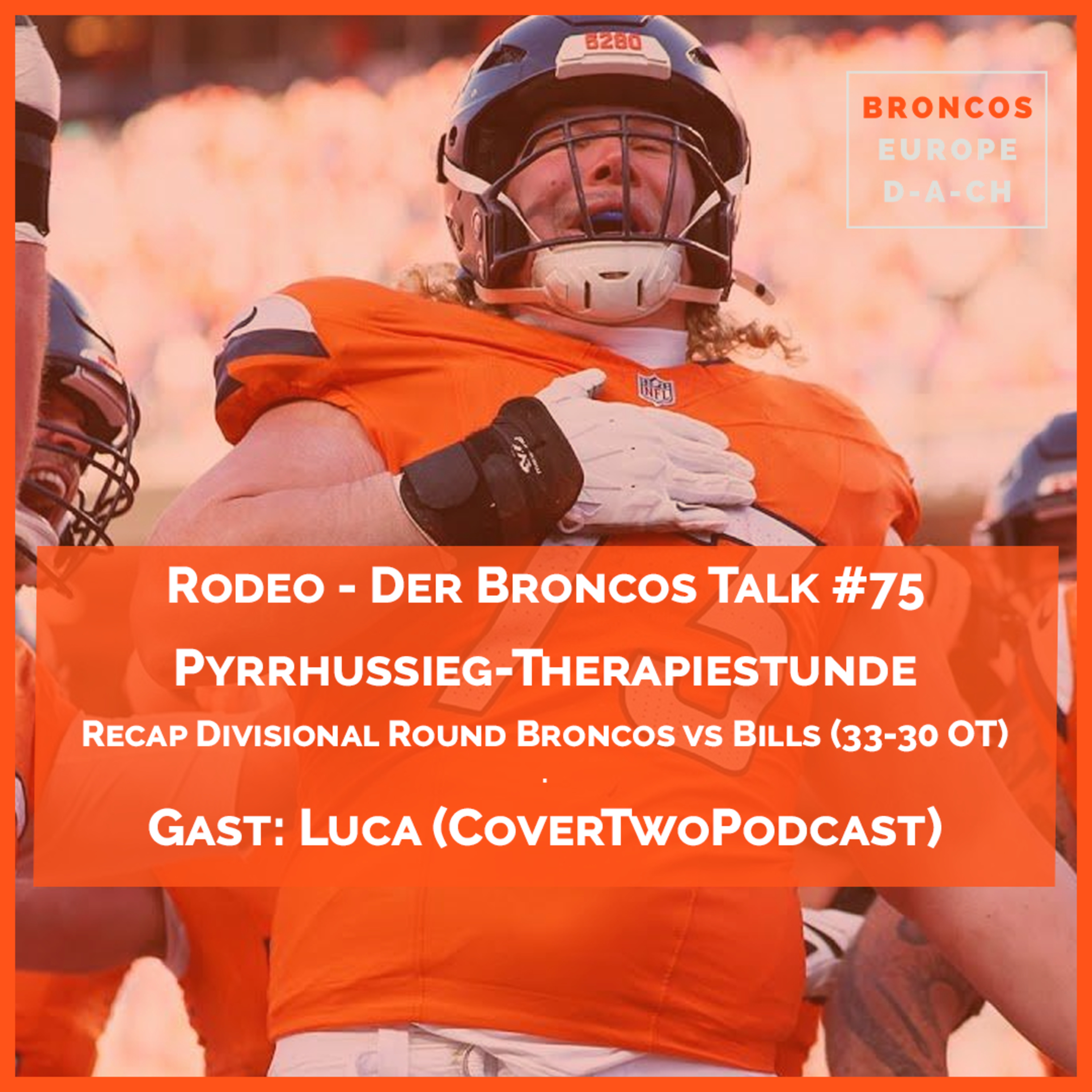 Pyrrhussieg–Therapiestunde | mit: Luca (CoverTwoPodcast) | Recap Div Rd S2025 Broncos vs Bills episode artwork