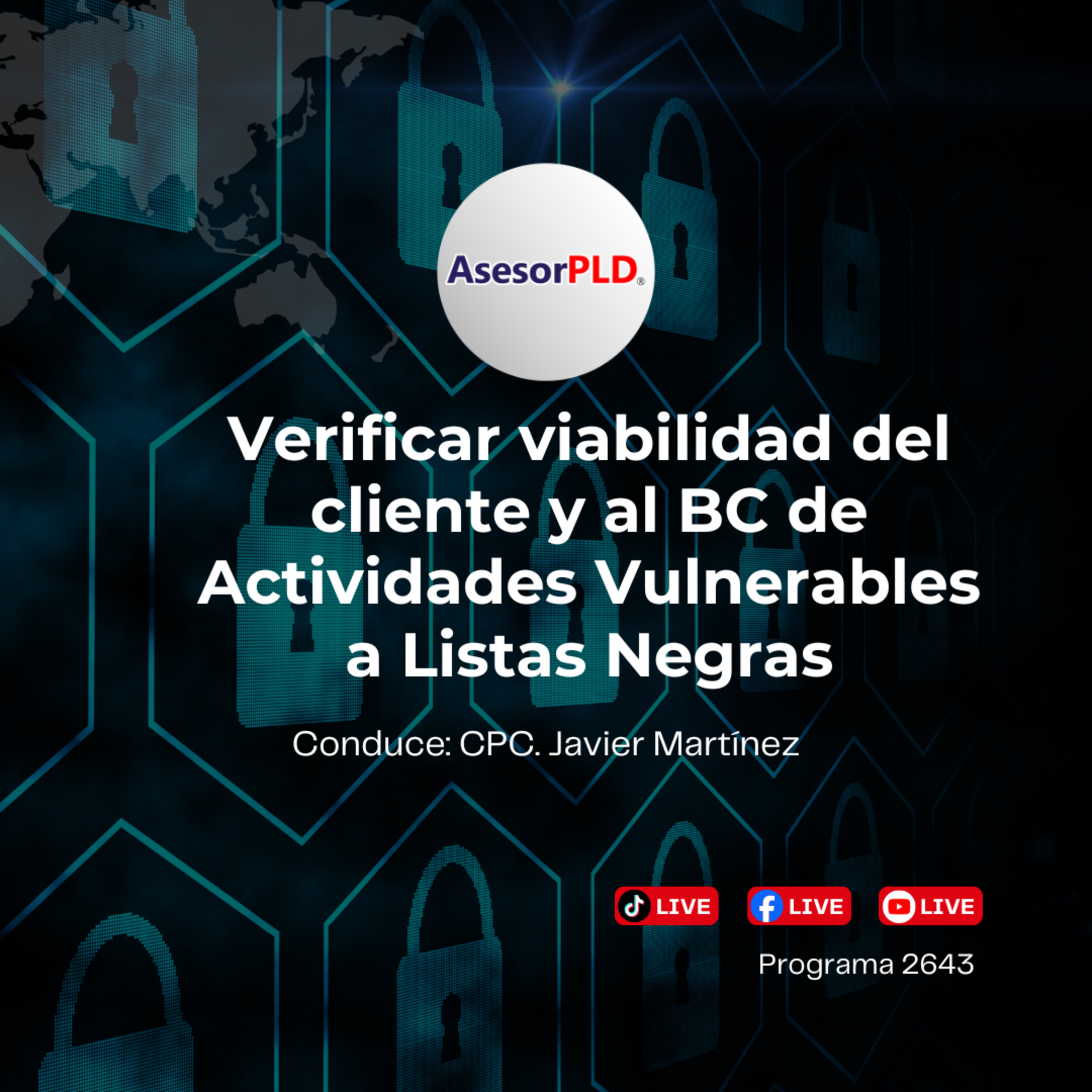 2643_Verificar viabilidad del cliente y al BC de Actividades Vulnerables a Listas Negras episode artwork